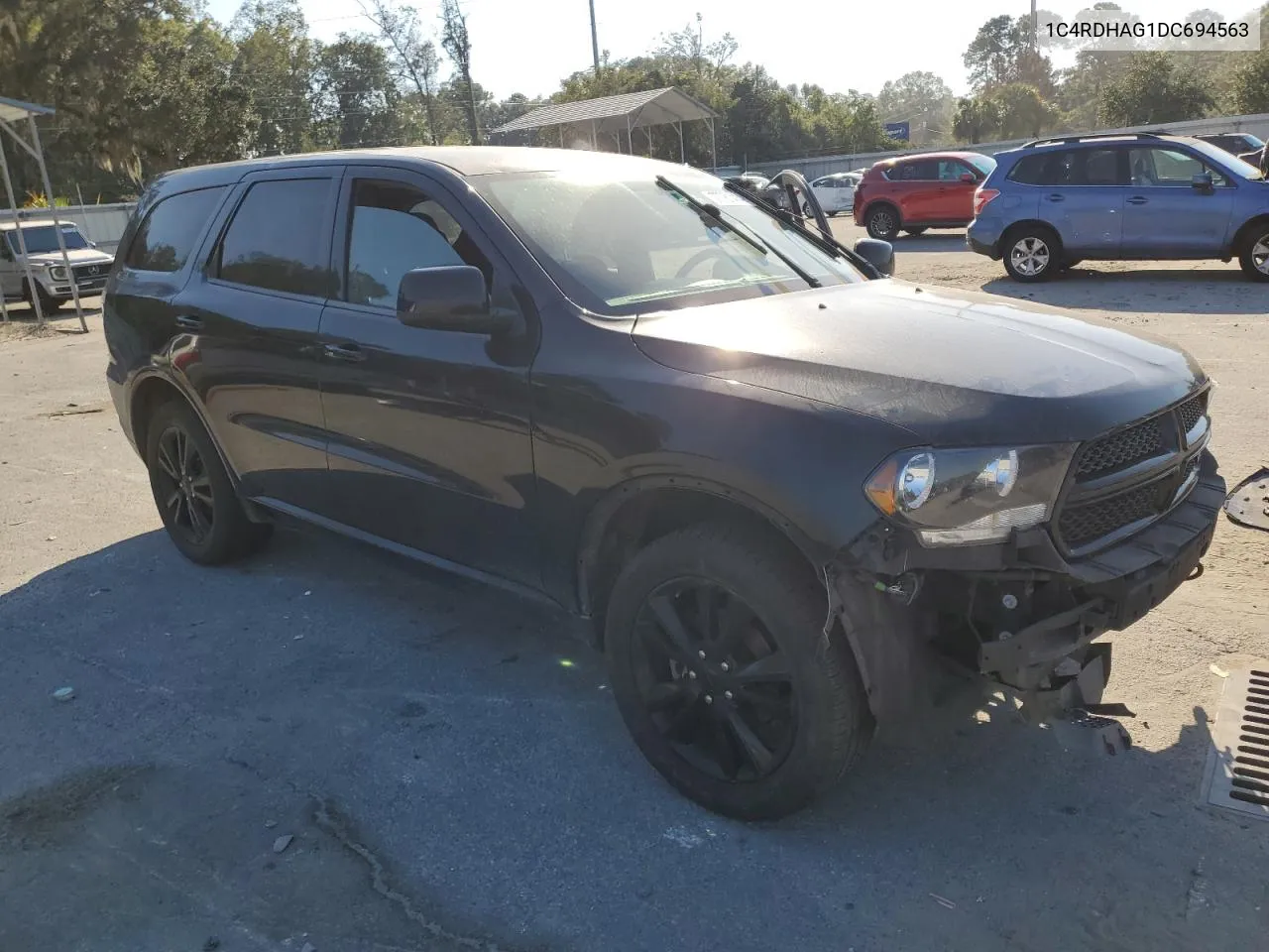 2013 Dodge Durango Sxt VIN: 1C4RDHAG1DC694563 Lot: 77761414