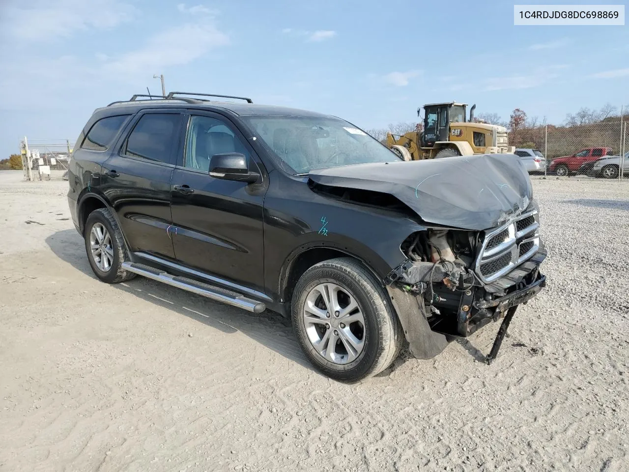 2013 Dodge Durango Crew VIN: 1C4RDJDG8DC698869 Lot: 77792104