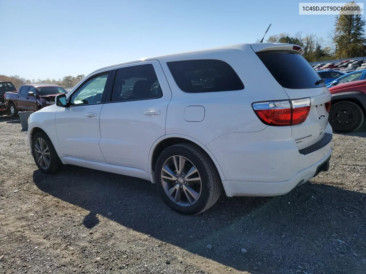 2013 Dodge Durango R/T VIN: 1C4SDJCT9DC604000 Lot: 77798984