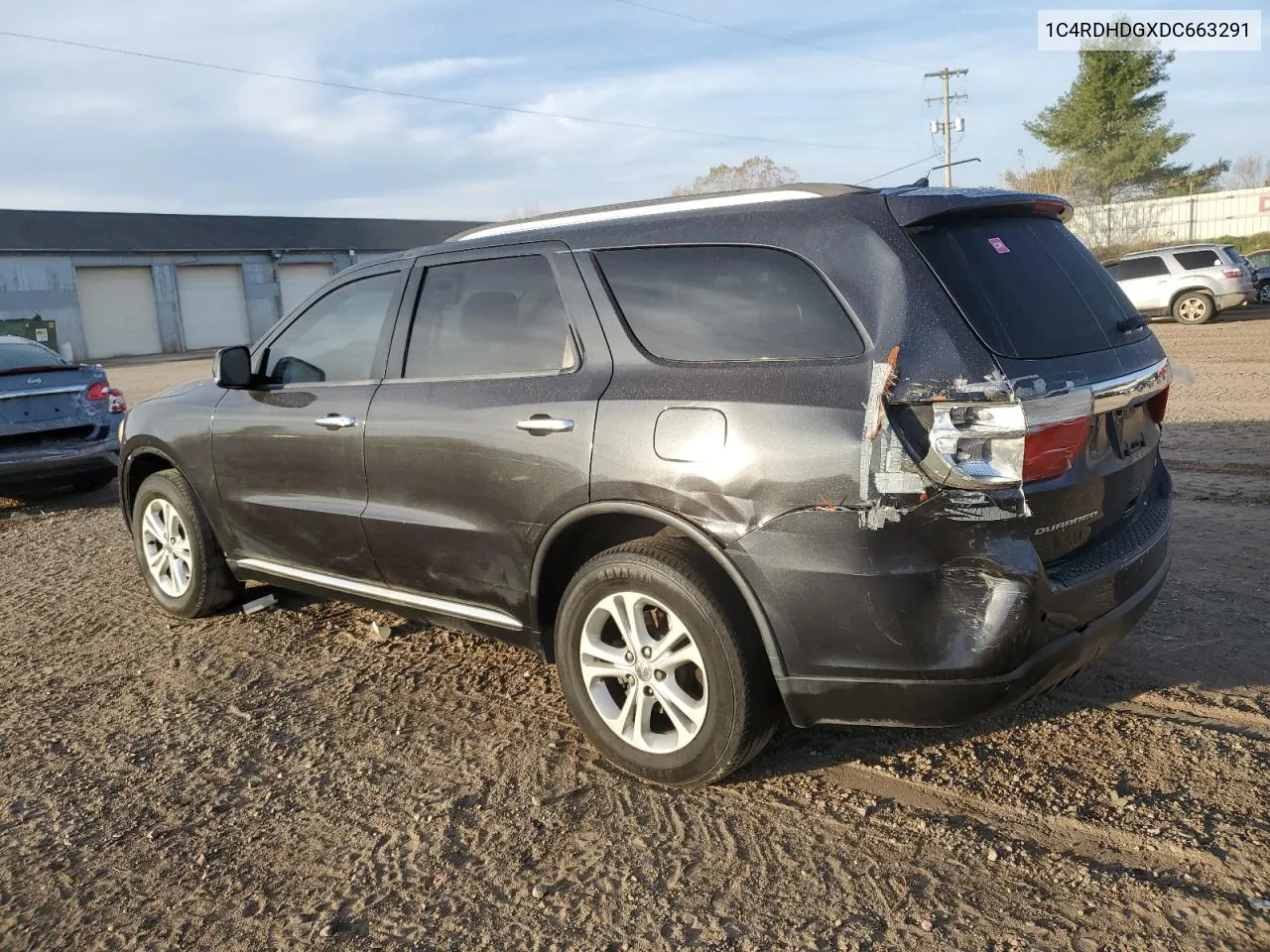 2013 Dodge Durango Crew VIN: 1C4RDHDGXDC663291 Lot: 77818244