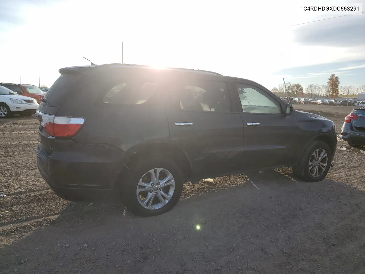 2013 Dodge Durango Crew VIN: 1C4RDHDGXDC663291 Lot: 77818244