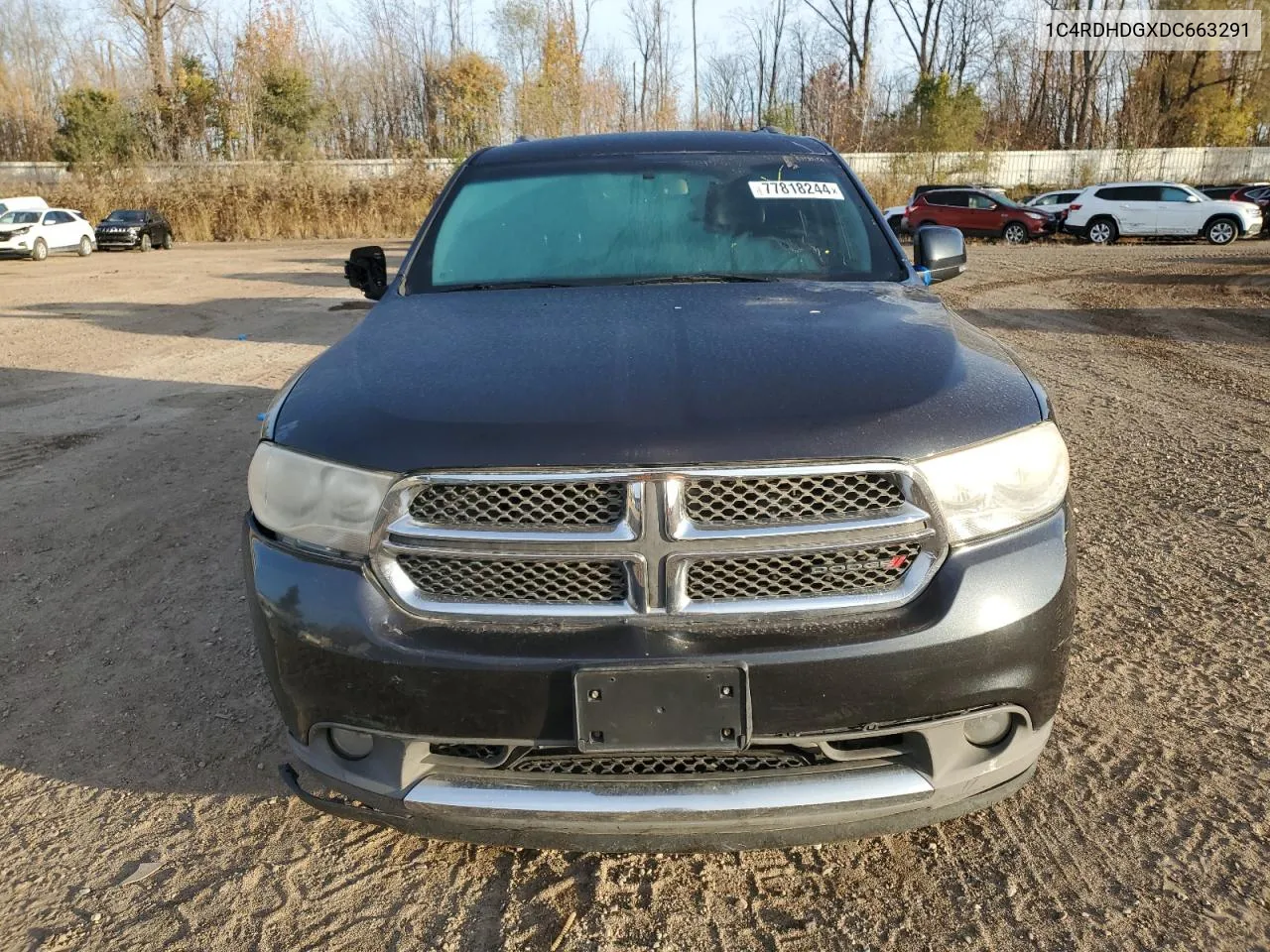 2013 Dodge Durango Crew VIN: 1C4RDHDGXDC663291 Lot: 77818244