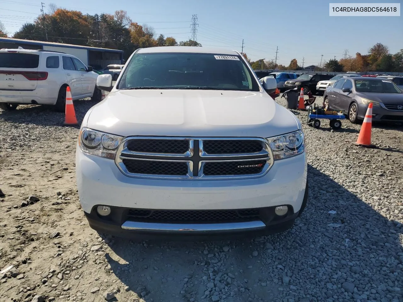 2013 Dodge Durango Sxt VIN: 1C4RDHAG8DC564618 Lot: 77891174