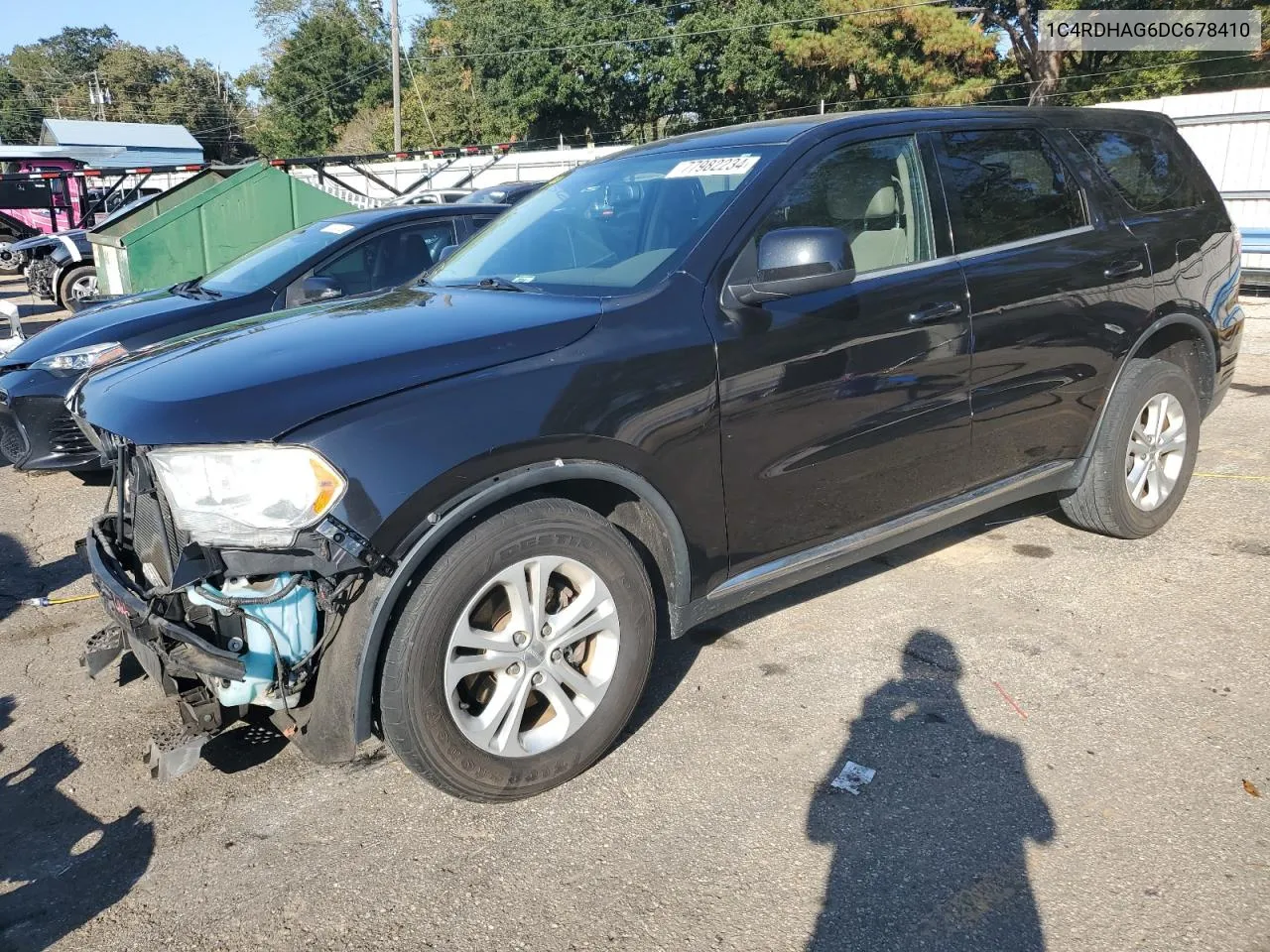 2013 Dodge Durango Sxt VIN: 1C4RDHAG6DC678410 Lot: 77982234