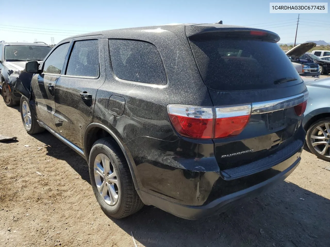 2013 Dodge Durango Sxt VIN: 1C4RDHAG3DC677425 Lot: 78037074