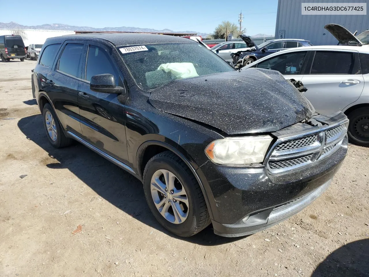 1C4RDHAG3DC677425 2013 Dodge Durango Sxt