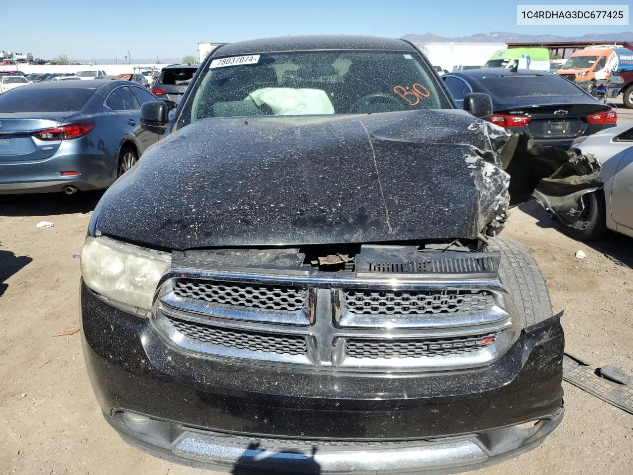 1C4RDHAG3DC677425 2013 Dodge Durango Sxt