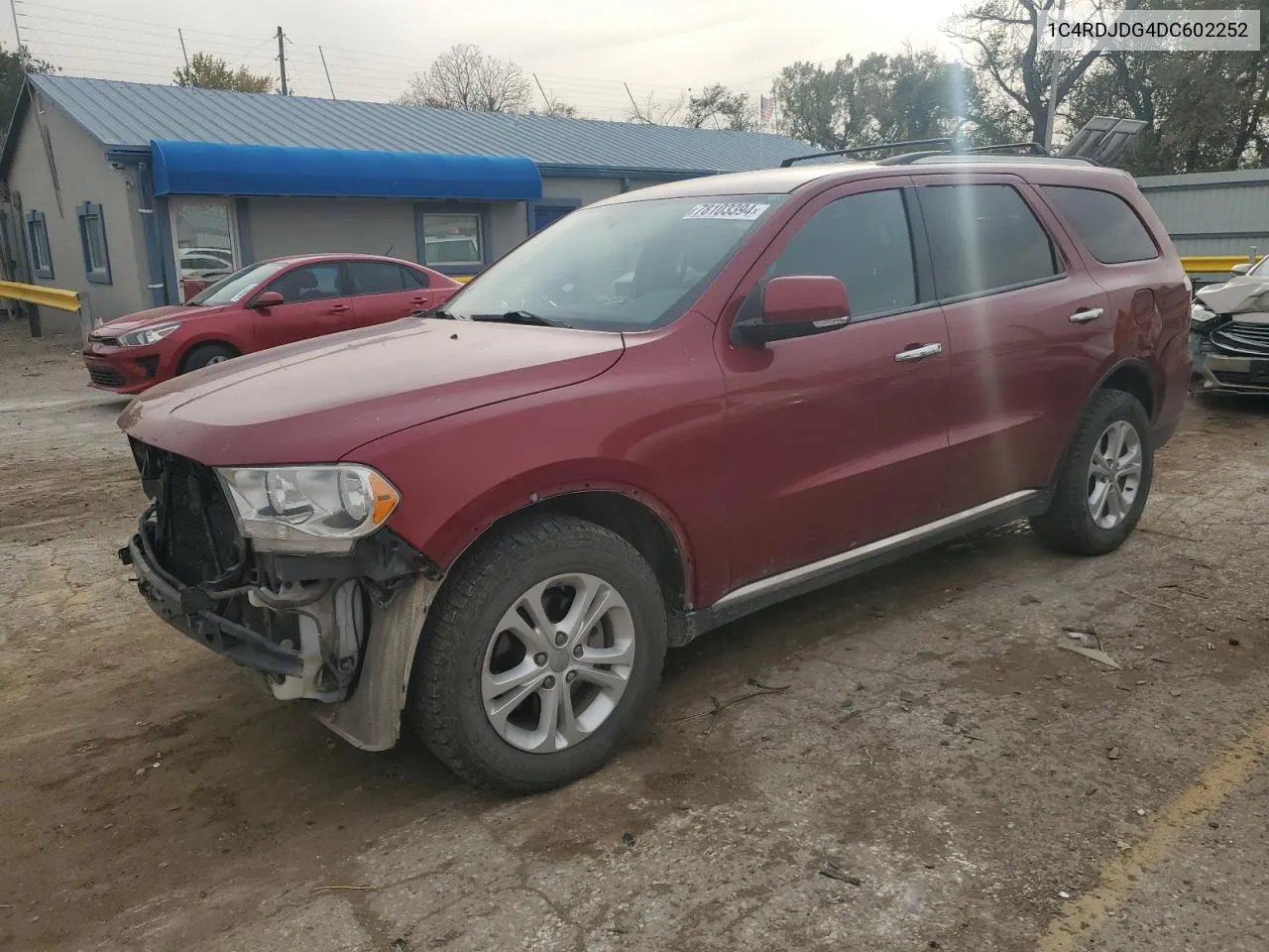 2013 Dodge Durango Crew VIN: 1C4RDJDG4DC602252 Lot: 78103394