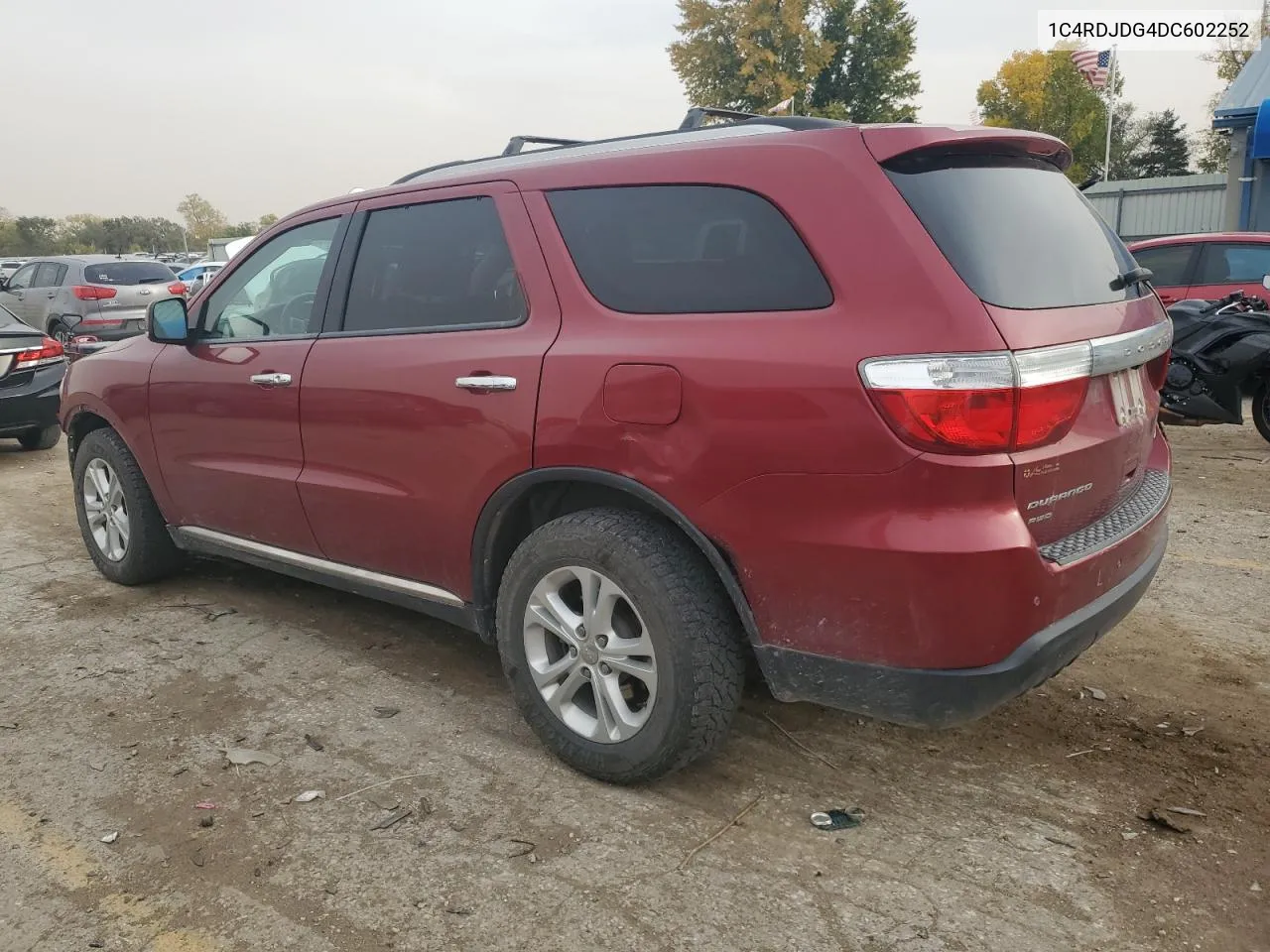 2013 Dodge Durango Crew VIN: 1C4RDJDG4DC602252 Lot: 78103394