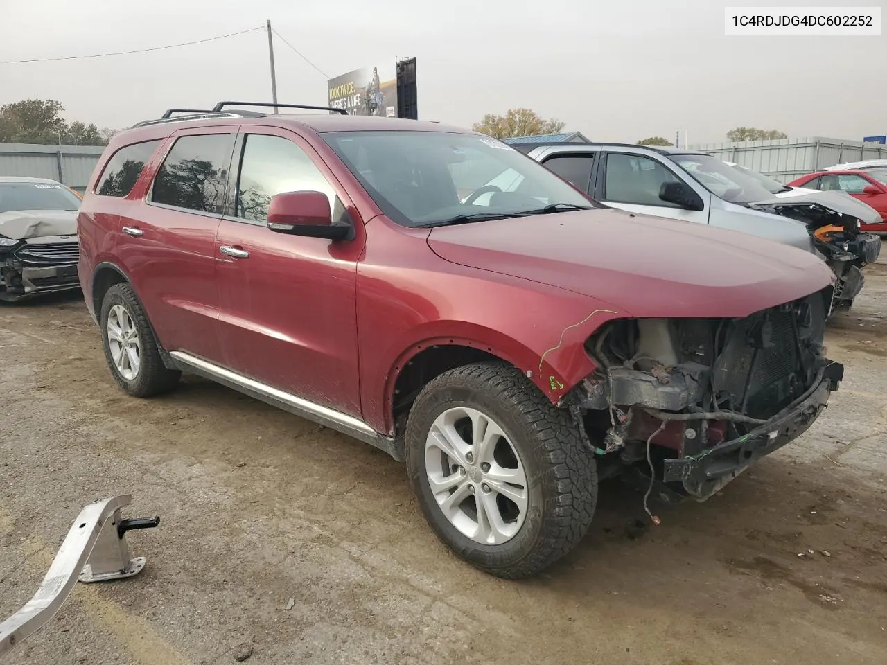 2013 Dodge Durango Crew VIN: 1C4RDJDG4DC602252 Lot: 78103394