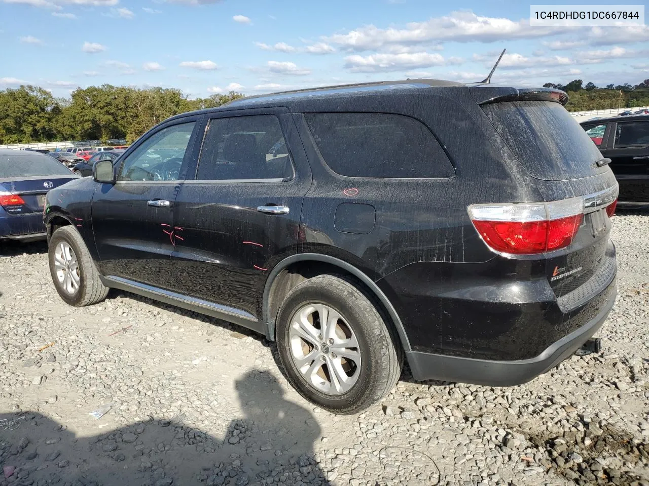 2013 Dodge Durango Crew VIN: 1C4RDHDG1DC667844 Lot: 78221304