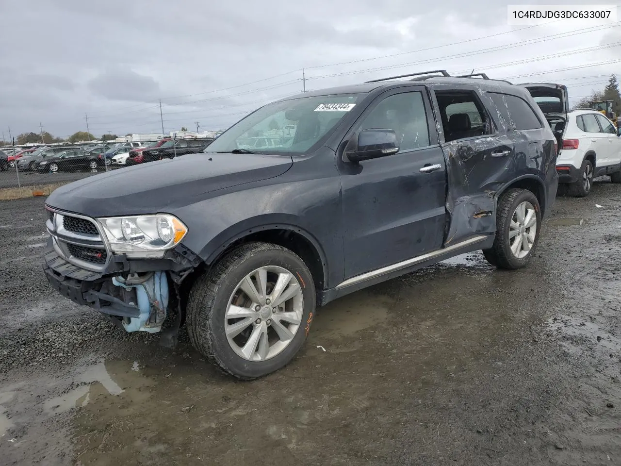 2013 Dodge Durango Crew VIN: 1C4RDJDG3DC633007 Lot: 78434344