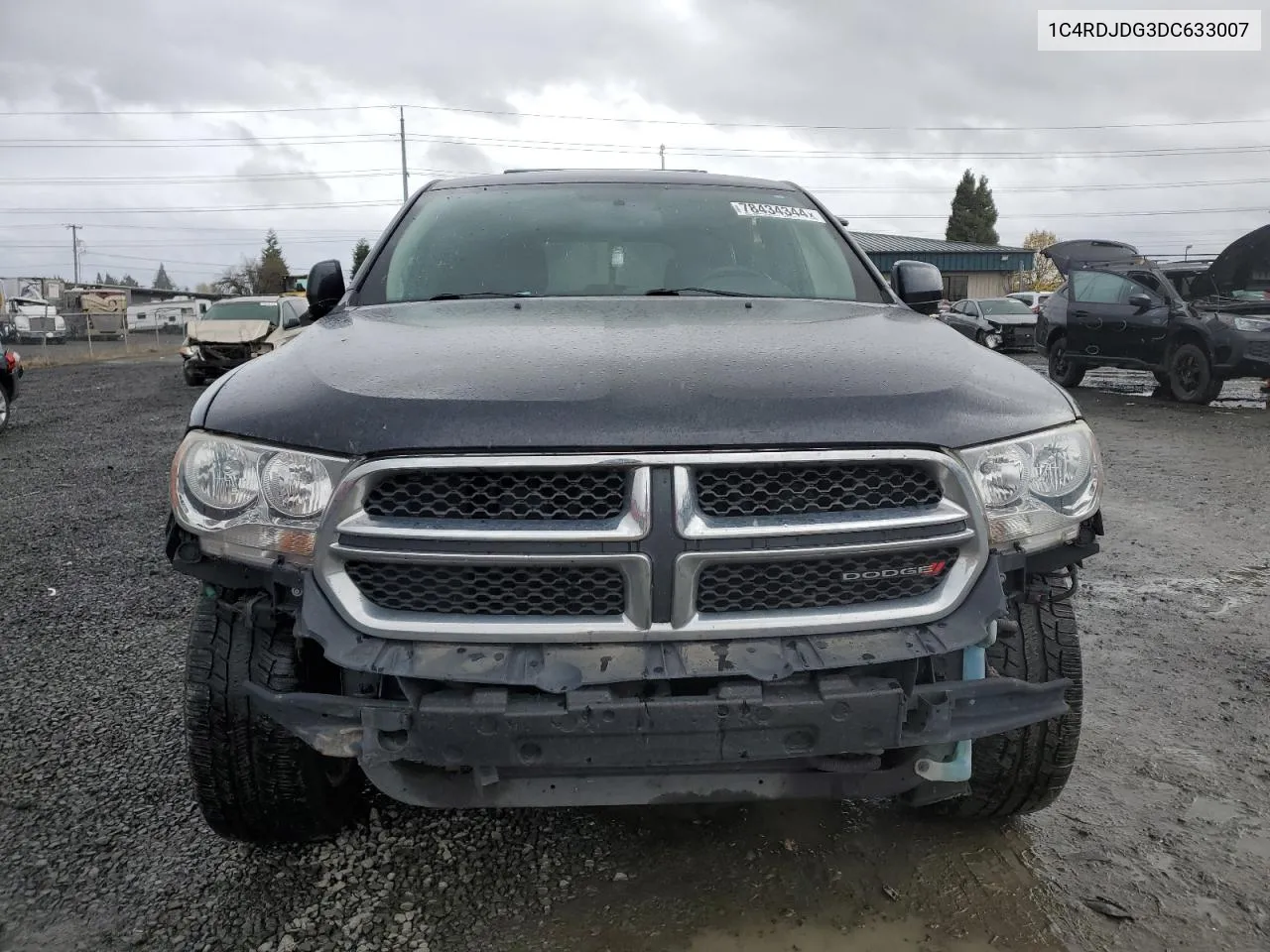 2013 Dodge Durango Crew VIN: 1C4RDJDG3DC633007 Lot: 78434344