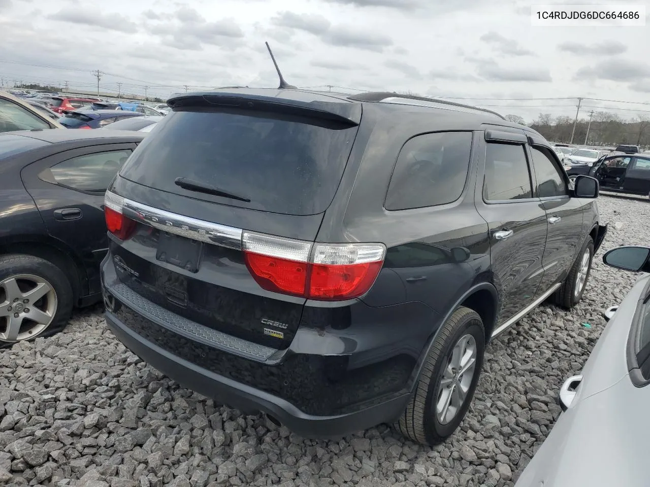 2013 Dodge Durango Crew VIN: 1C4RDJDG6DC664686 Lot: 78545374