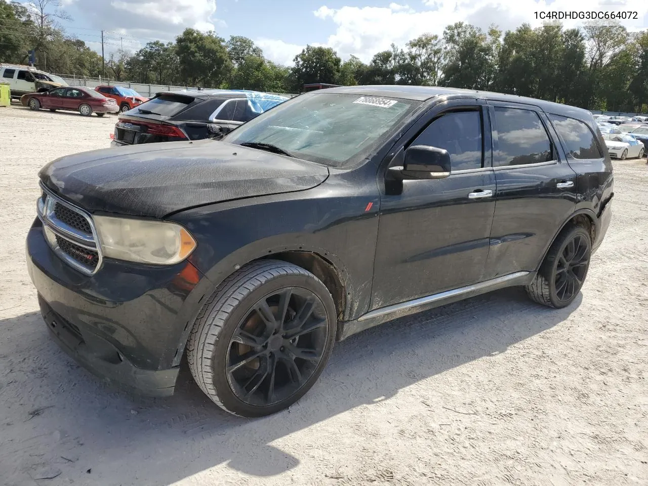 2013 Dodge Durango Crew VIN: 1C4RDHDG3DC664072 Lot: 78868954