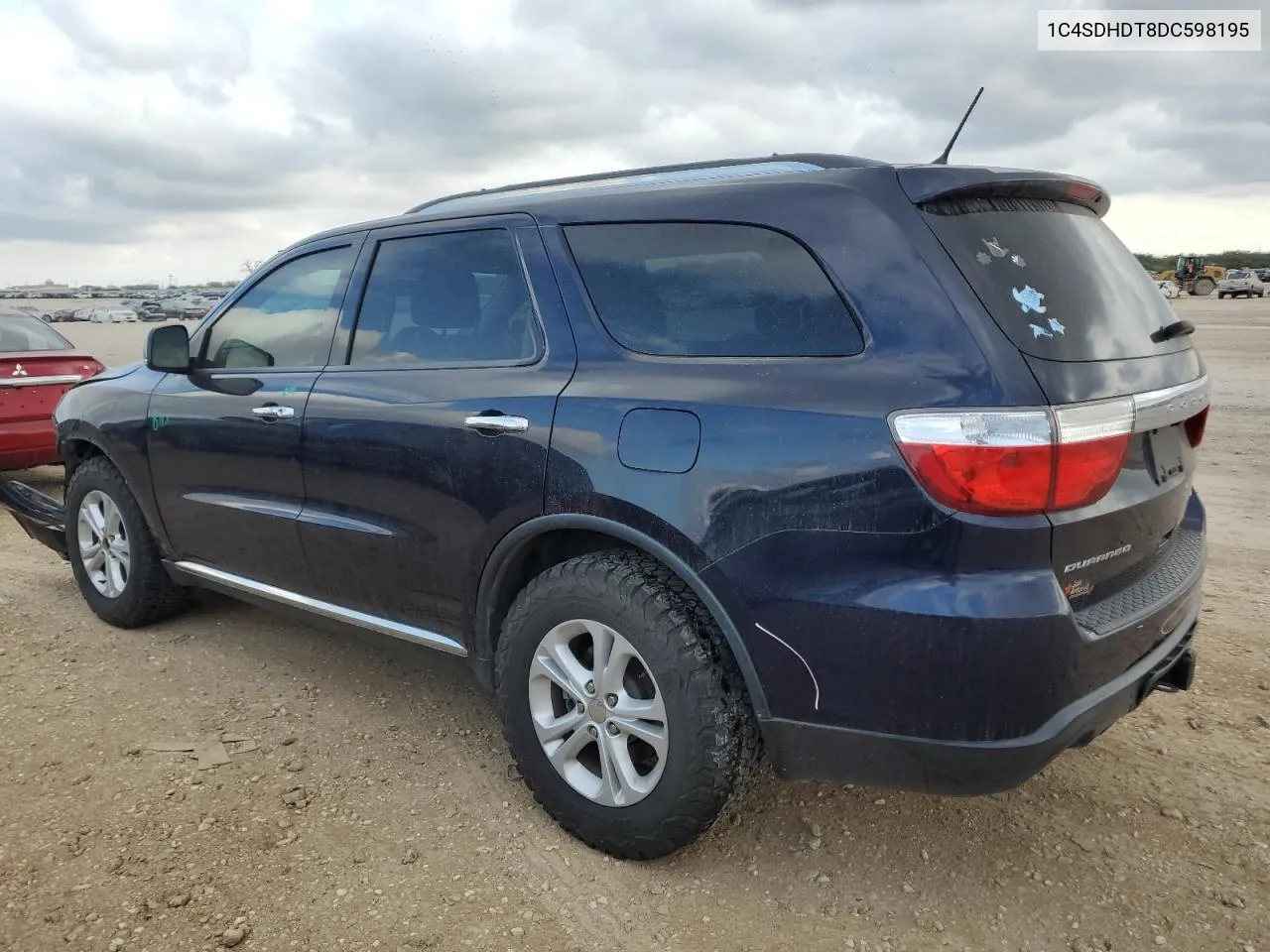 2013 Dodge Durango Crew VIN: 1C4SDHDT8DC598195 Lot: 78900684