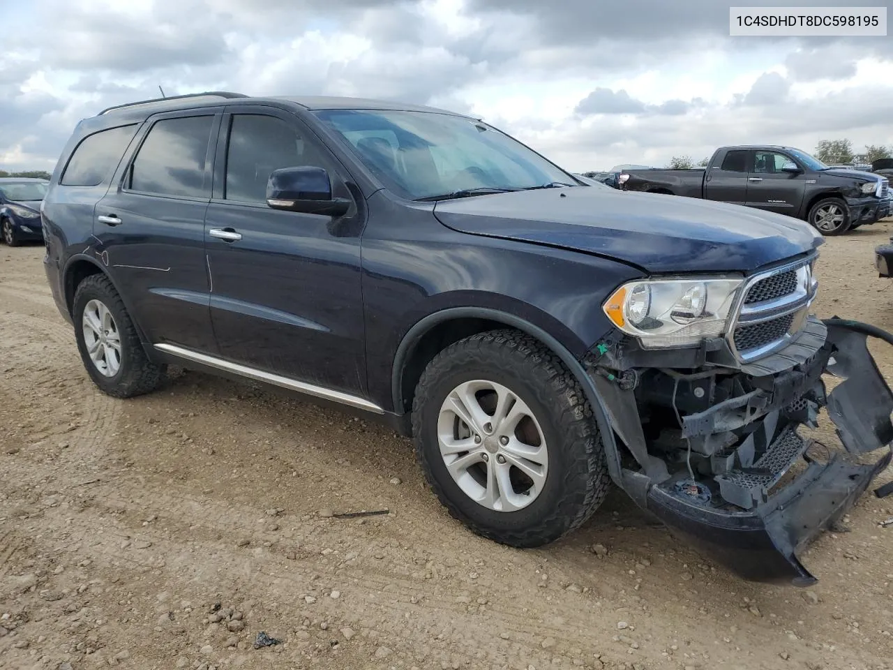 2013 Dodge Durango Crew VIN: 1C4SDHDT8DC598195 Lot: 78900684