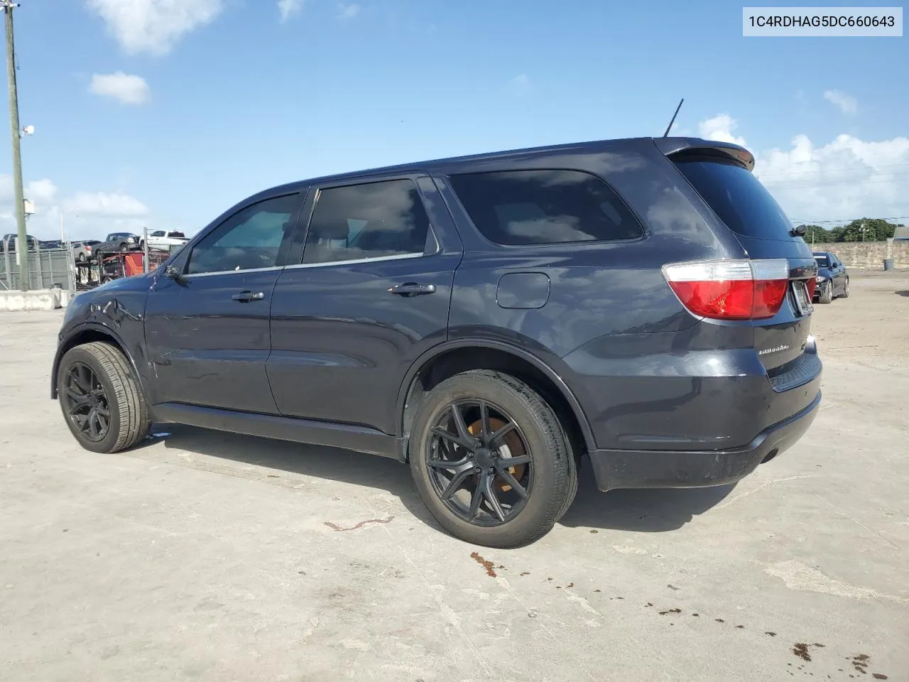 2013 Dodge Durango Sxt VIN: 1C4RDHAG5DC660643 Lot: 79042944