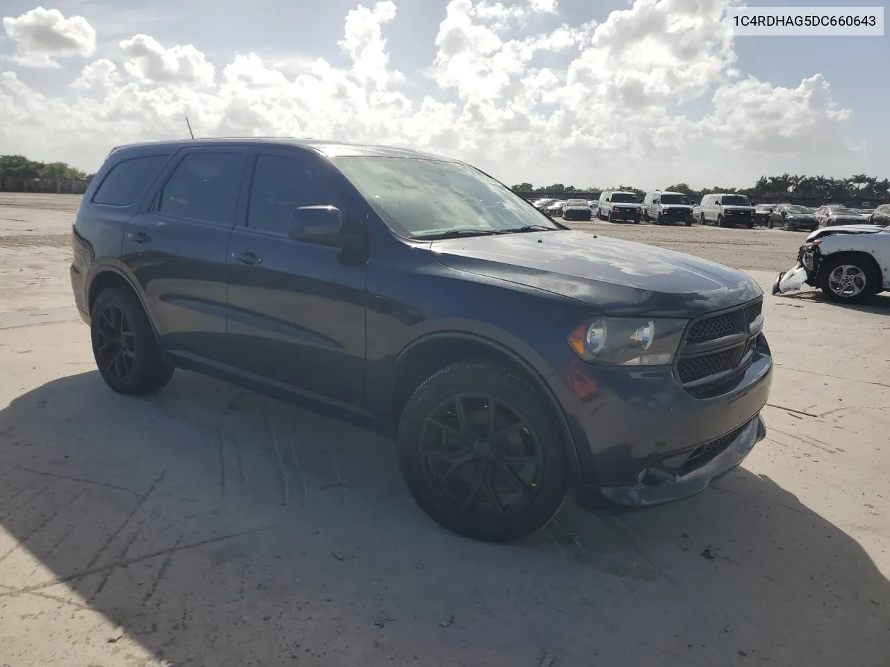 2013 Dodge Durango Sxt VIN: 1C4RDHAG5DC660643 Lot: 79042944