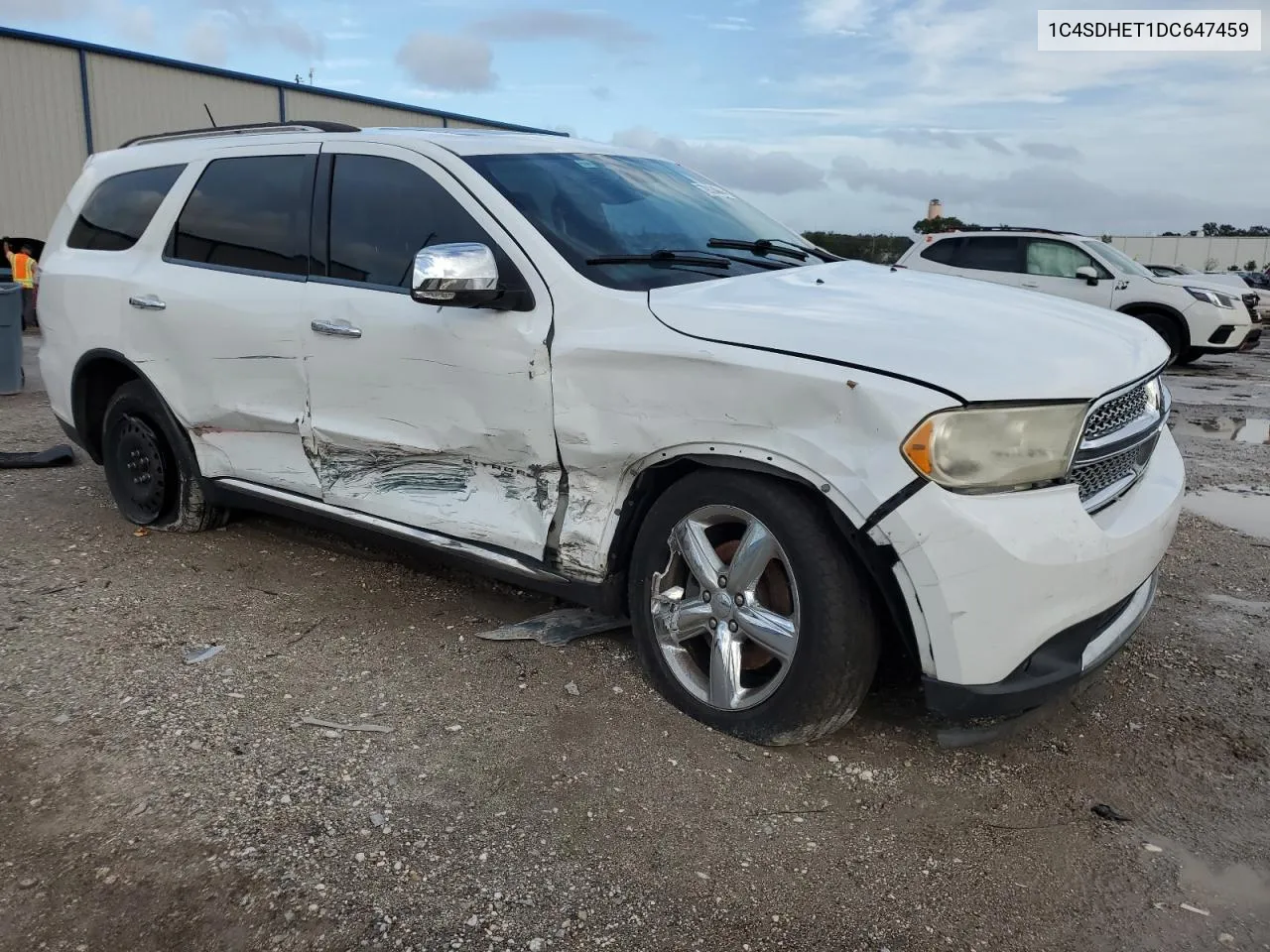 2013 Dodge Durango Citadel VIN: 1C4SDHET1DC647459 Lot: 79334844