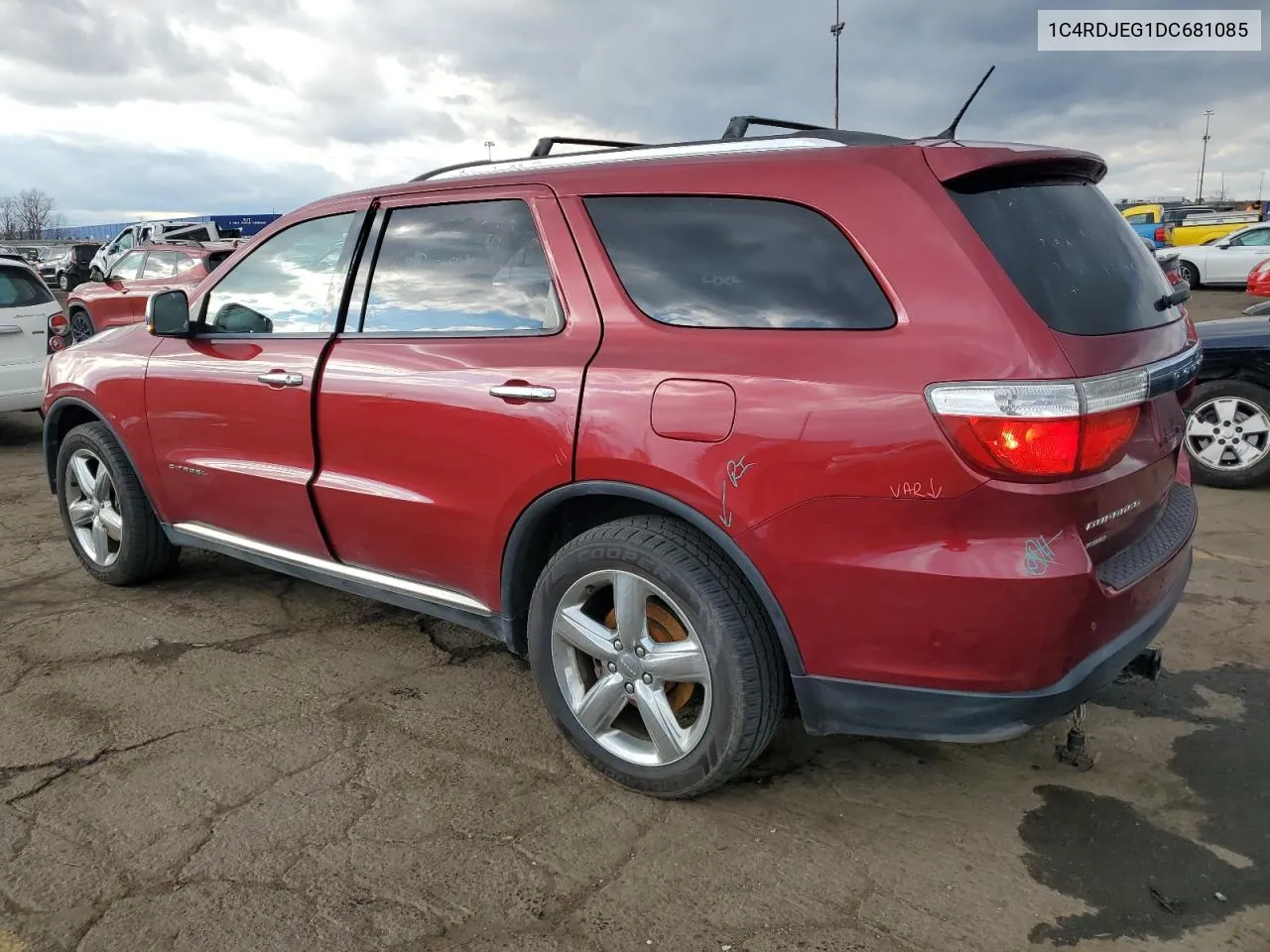 2013 Dodge Durango Citadel VIN: 1C4RDJEG1DC681085 Lot: 79928864