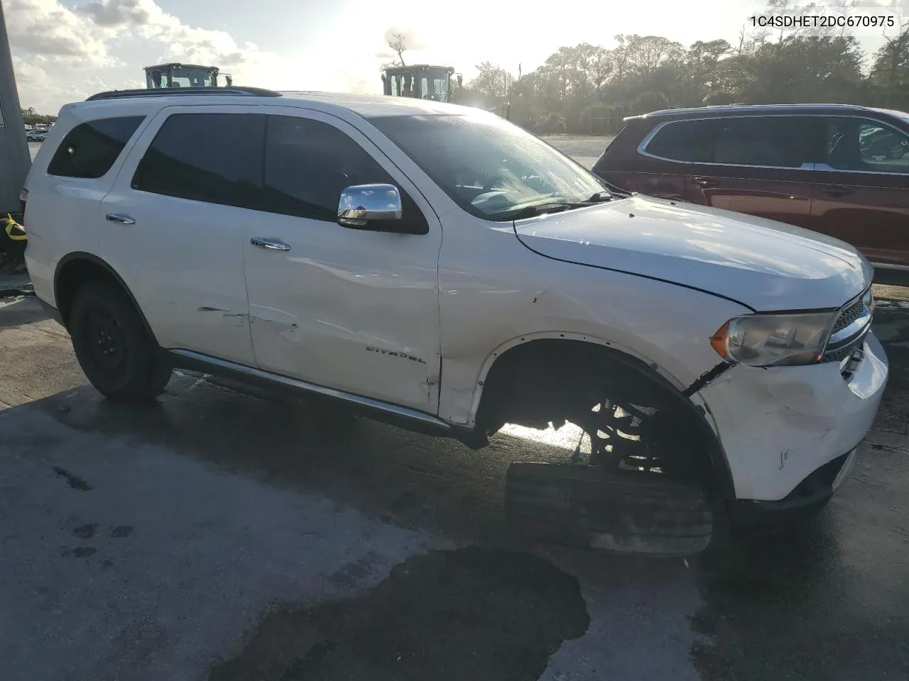 2013 Dodge Durango Citadel VIN: 1C4SDHET2DC670975 Lot: 80535204