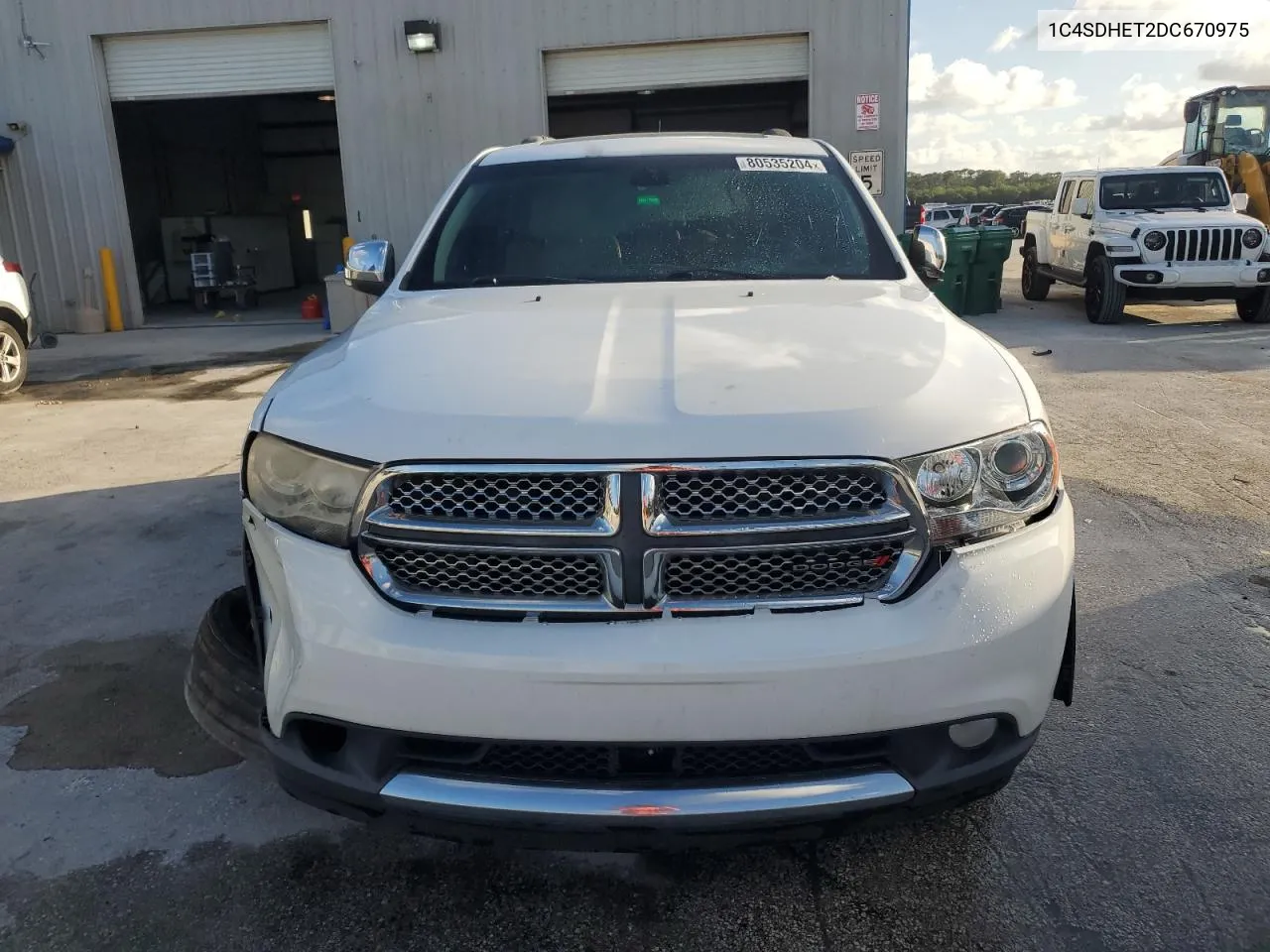 2013 Dodge Durango Citadel VIN: 1C4SDHET2DC670975 Lot: 80535204