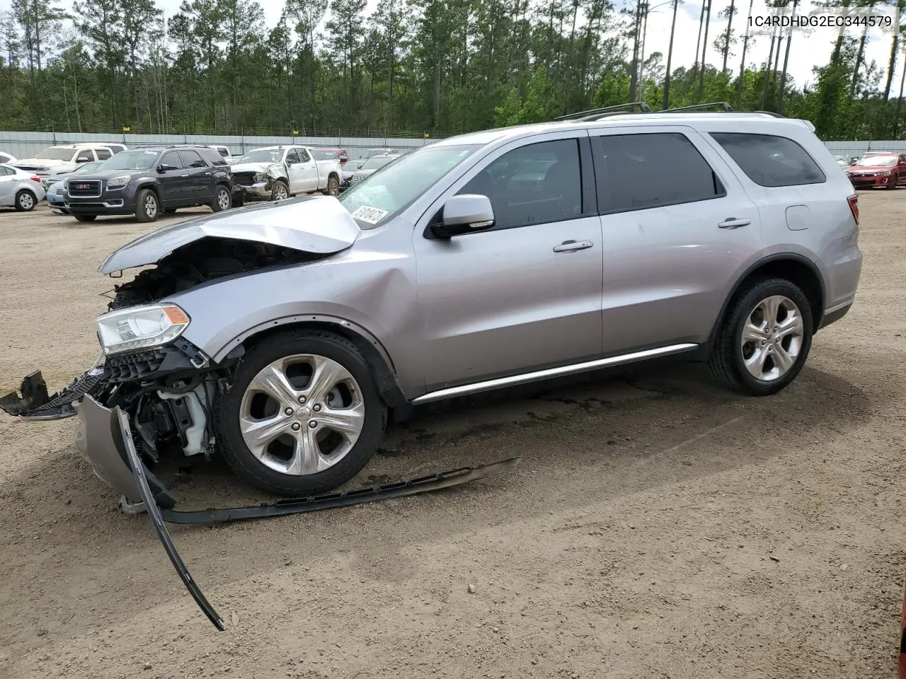 2014 Dodge Durango Limited VIN: 1C4RDHDG2EC344579 Lot: 51010473