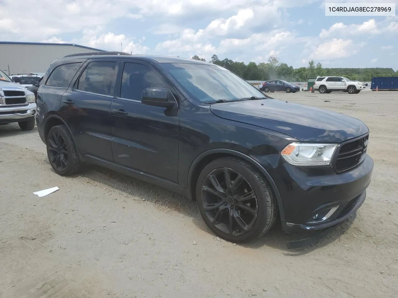 2014 Dodge Durango Sxt VIN: 1C4RDJAG8EC278969 Lot: 58873804