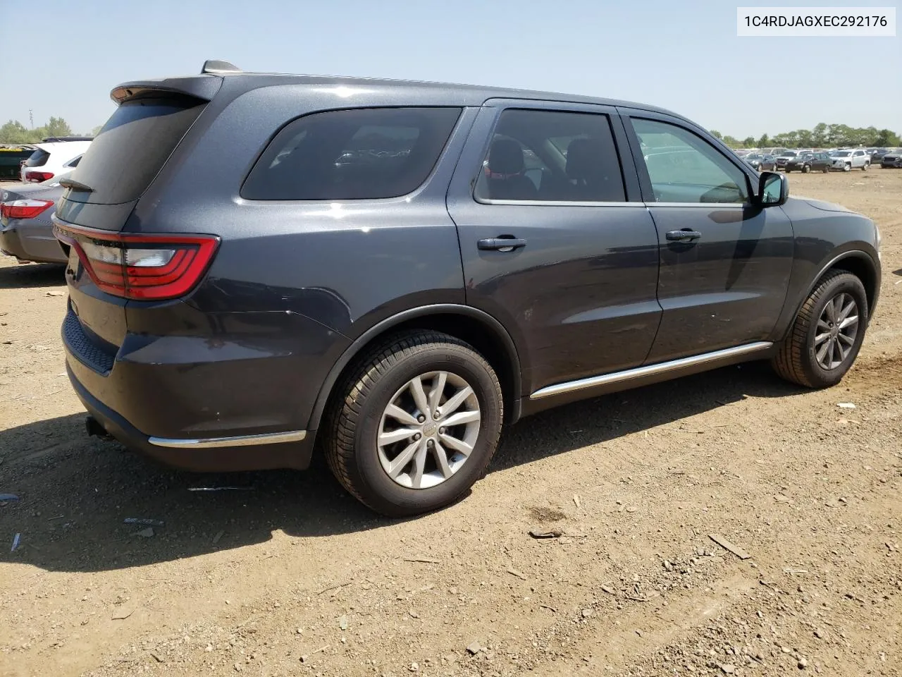 2014 Dodge Durango Sxt VIN: 1C4RDJAGXEC292176 Lot: 60712853