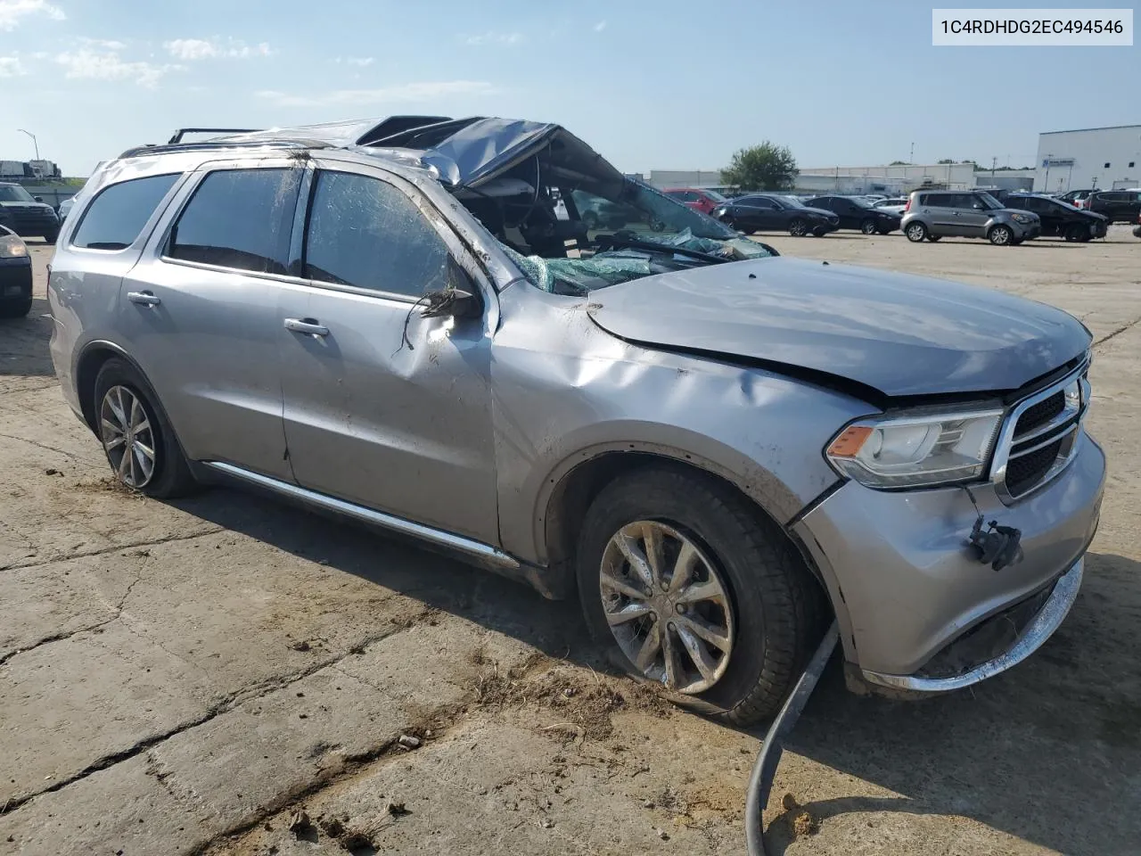 1C4RDHDG2EC494546 2014 Dodge Durango Limited