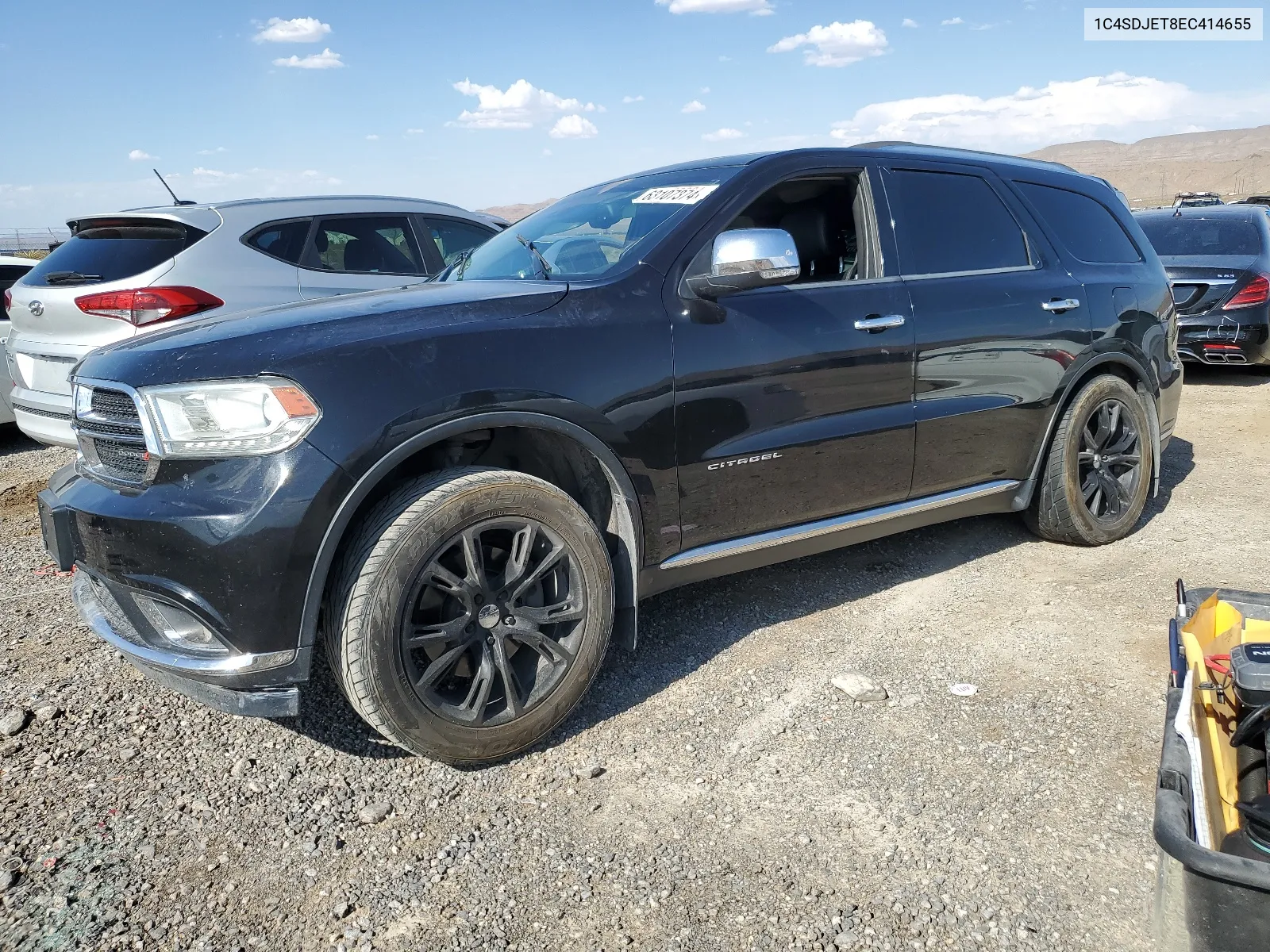 1C4SDJET8EC414655 2014 Dodge Durango Citadel