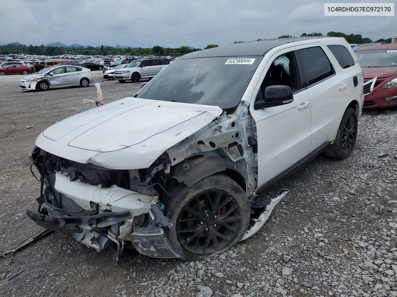 2014 Dodge Durango Limited VIN: 1C4RDHDG7EC972170 Lot: 63290044