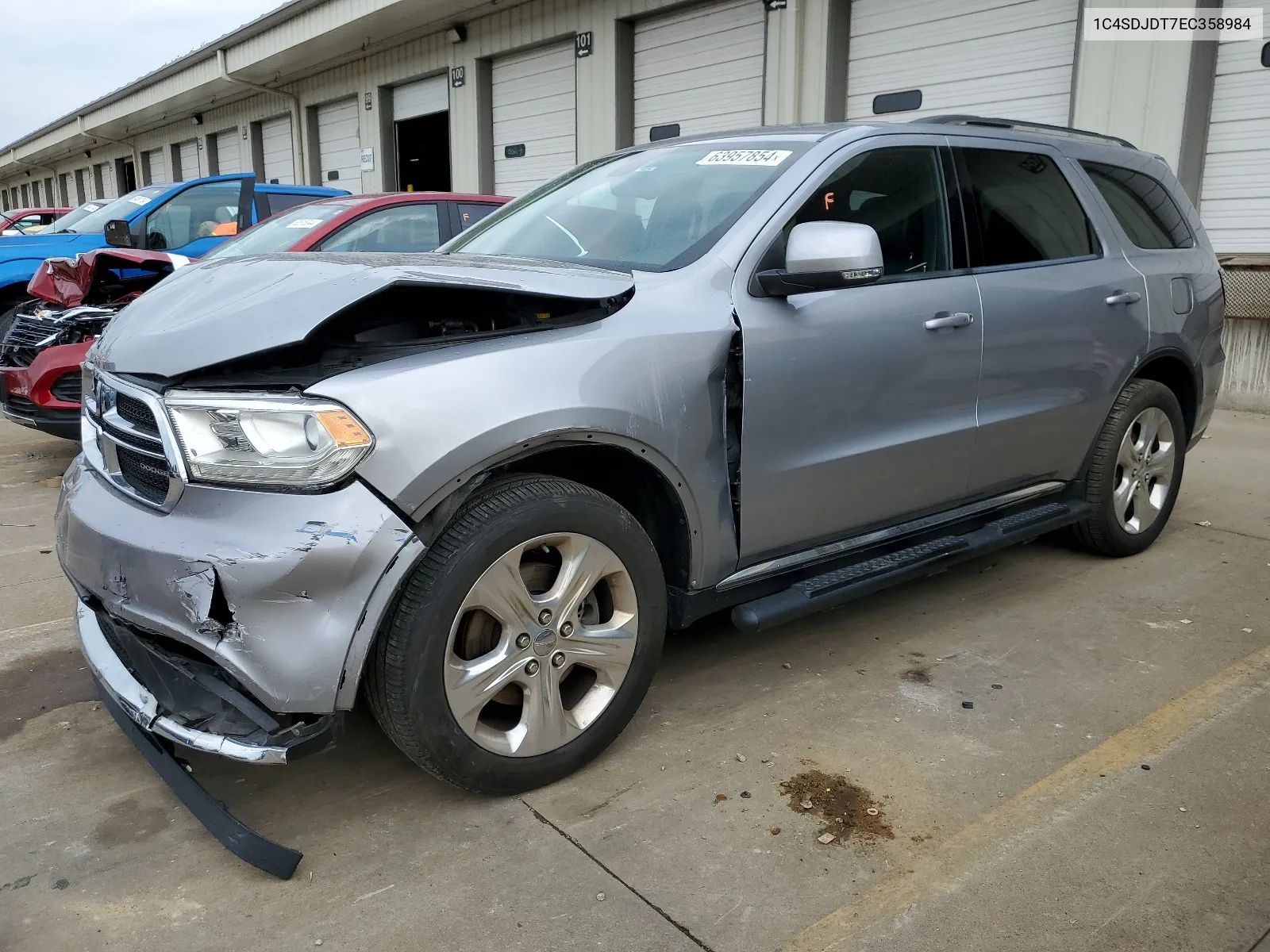 2014 Dodge Durango Limited VIN: 1C4SDJDT7EC358984 Lot: 63957854