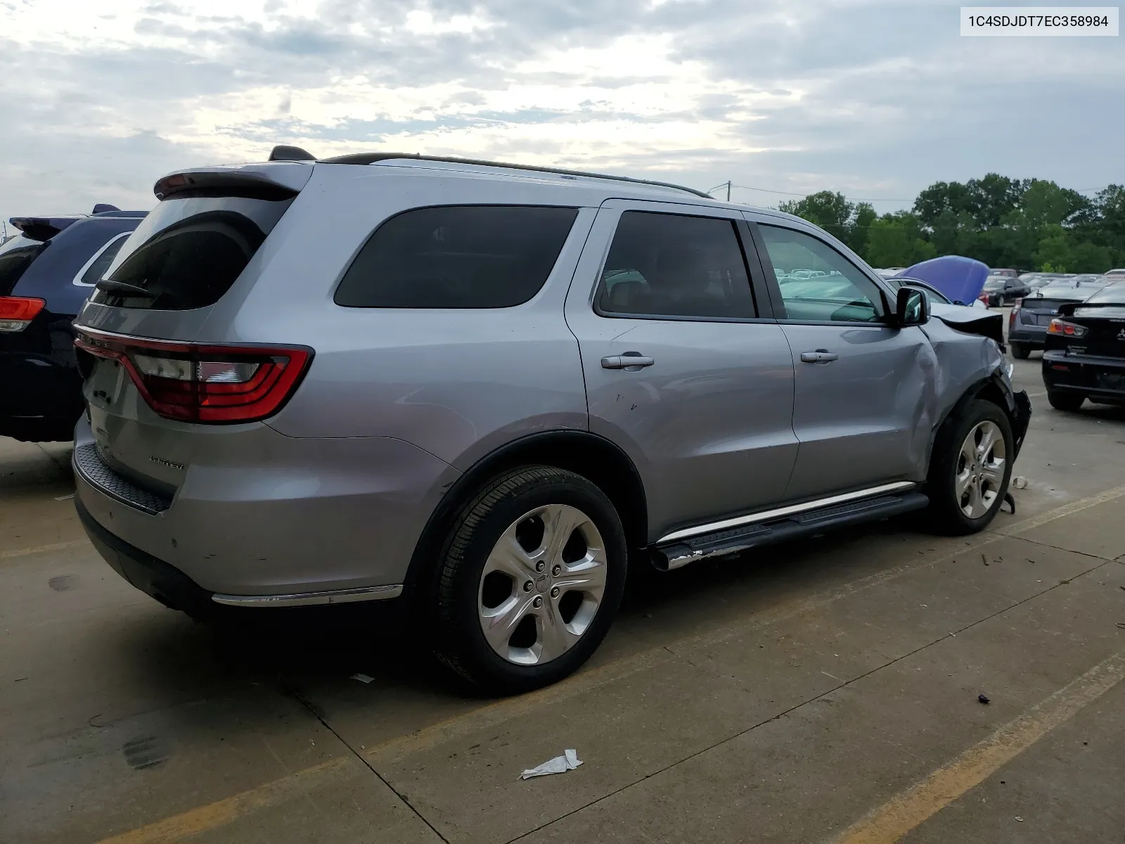 2014 Dodge Durango Limited VIN: 1C4SDJDT7EC358984 Lot: 63957854