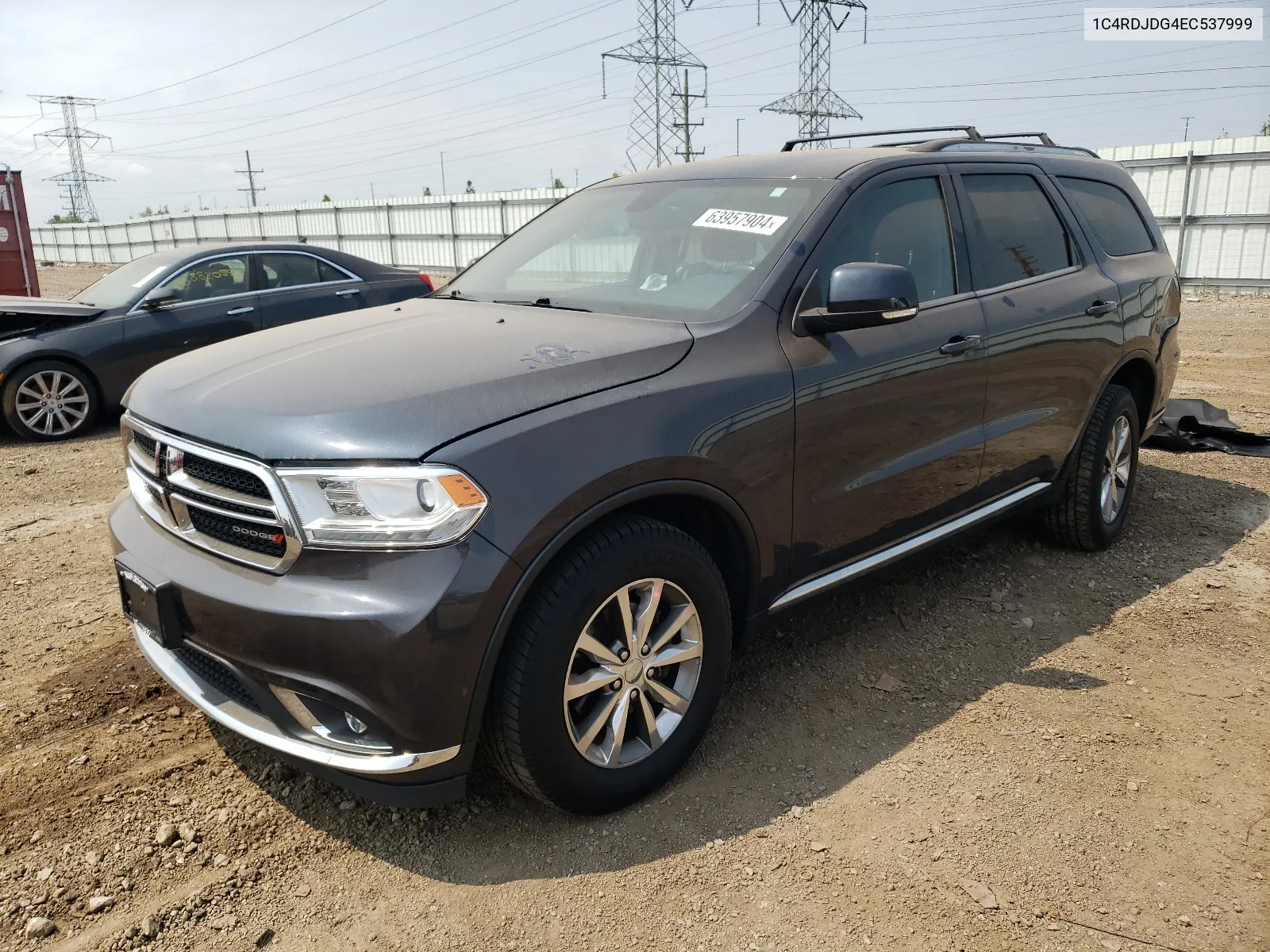 2014 Dodge Durango Limited VIN: 1C4RDJDG4EC537999 Lot: 63957904