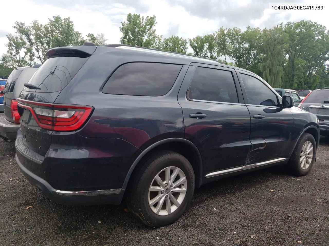 2014 Dodge Durango Sxt VIN: 1C4RDJAG0EC419789 Lot: 63961264