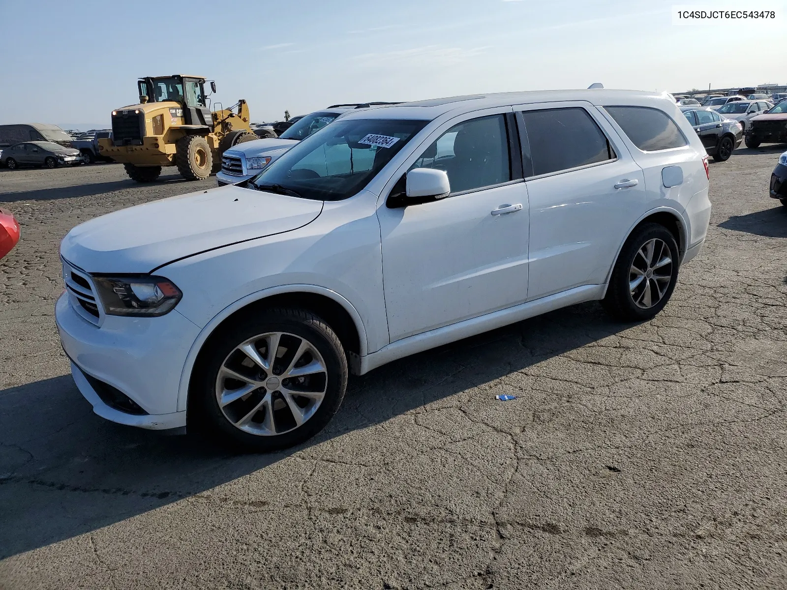 2014 Dodge Durango R/T VIN: 1C4SDJCT6EC543478 Lot: 64082364