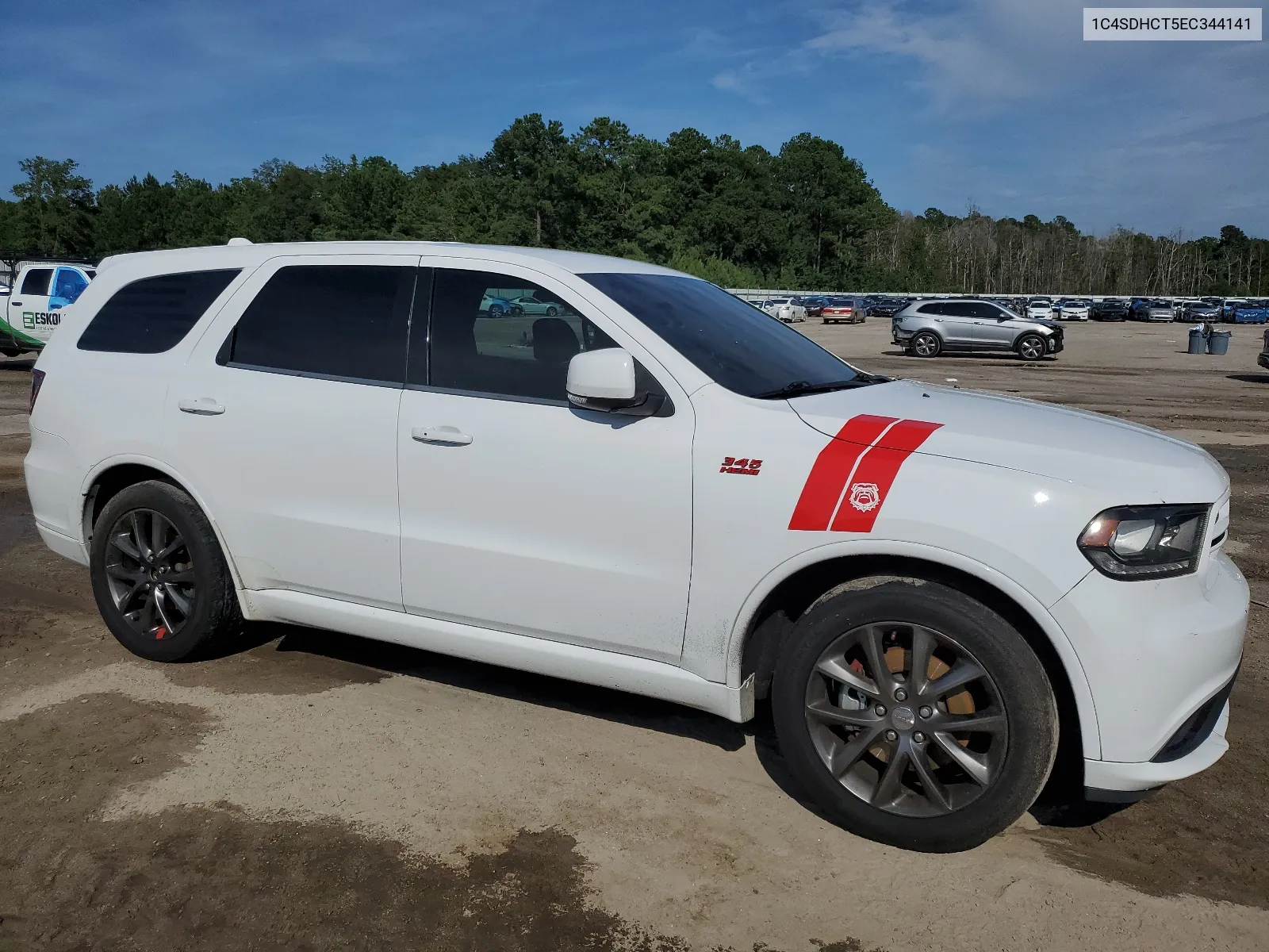 2014 Dodge Durango R/T VIN: 1C4SDHCT5EC344141 Lot: 65010614