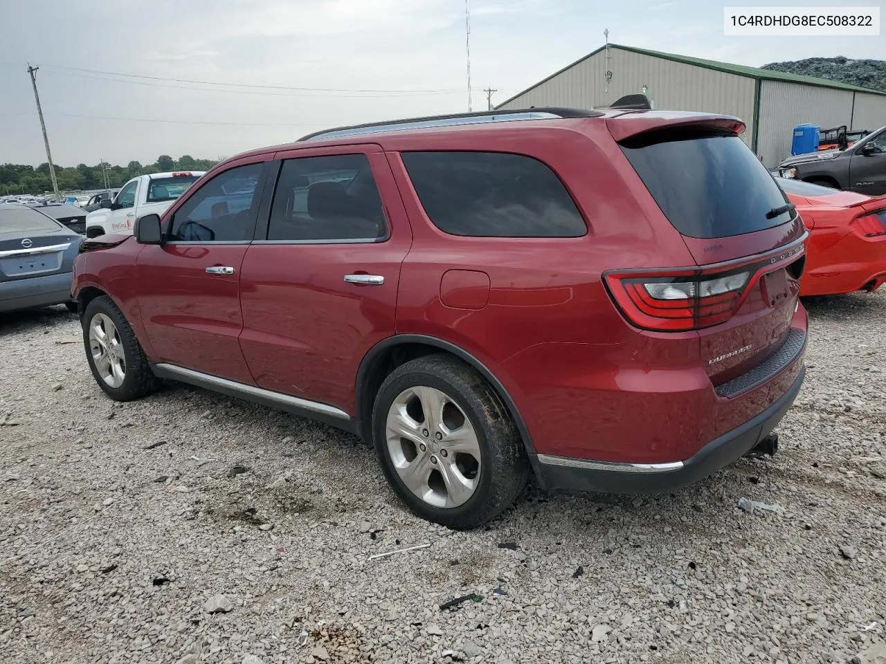 2014 Dodge Durango Limited VIN: 1C4RDHDG8EC508322 Lot: 65222744