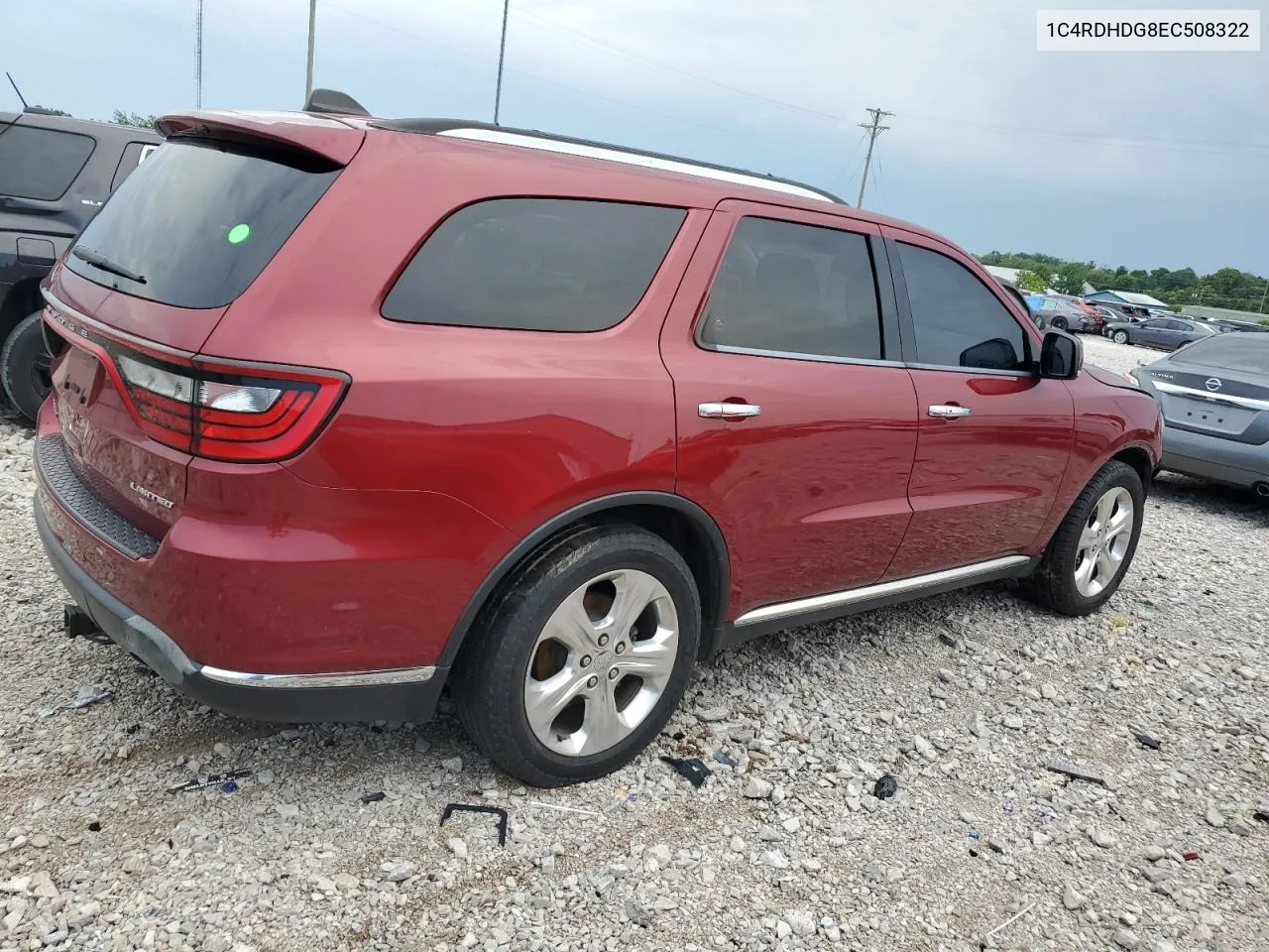 2014 Dodge Durango Limited VIN: 1C4RDHDG8EC508322 Lot: 65222744