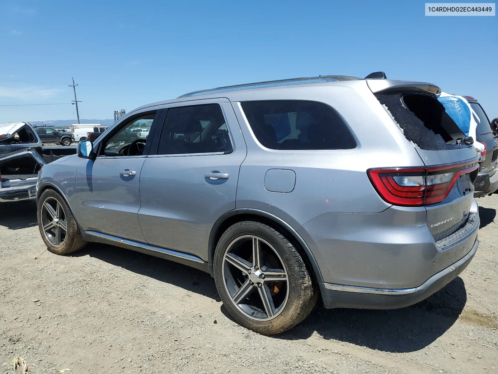 2014 Dodge Durango Limited VIN: 1C4RDHDG2EC443449 Lot: 65655354