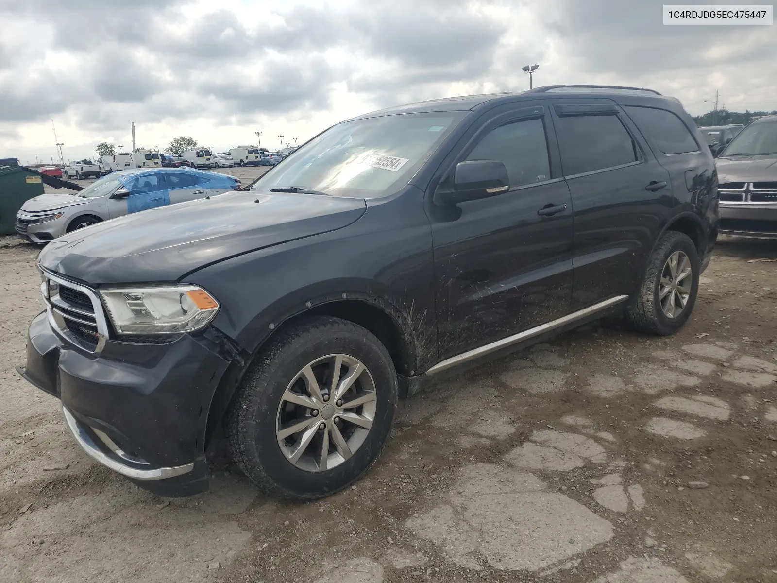 1C4RDJDG5EC475447 2014 Dodge Durango Limited