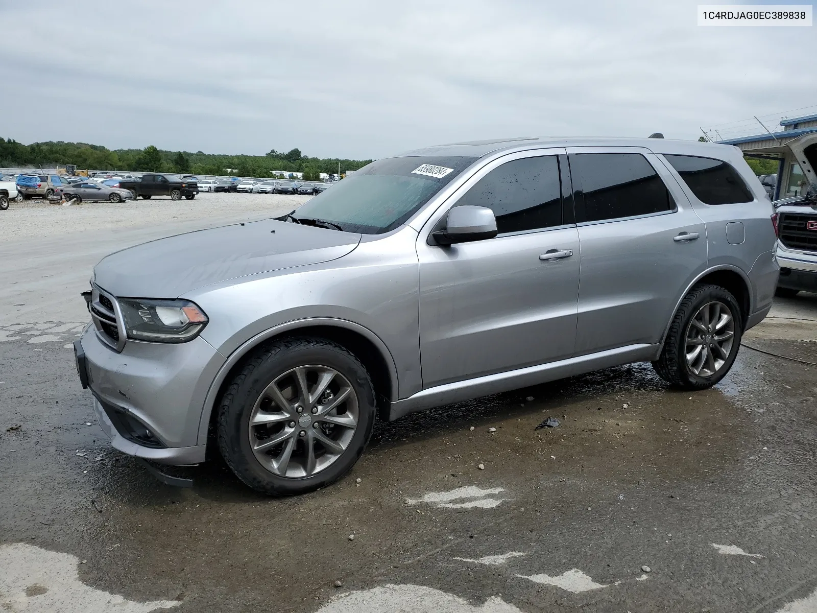 2014 Dodge Durango Sxt VIN: 1C4RDJAG0EC389838 Lot: 65980284