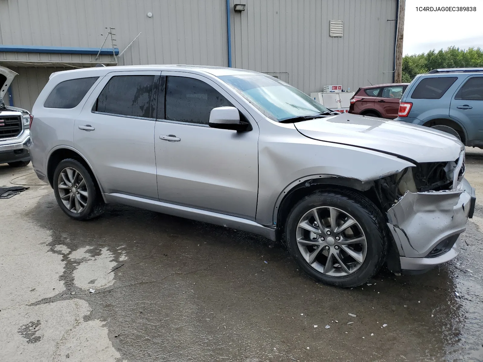 2014 Dodge Durango Sxt VIN: 1C4RDJAG0EC389838 Lot: 65980284