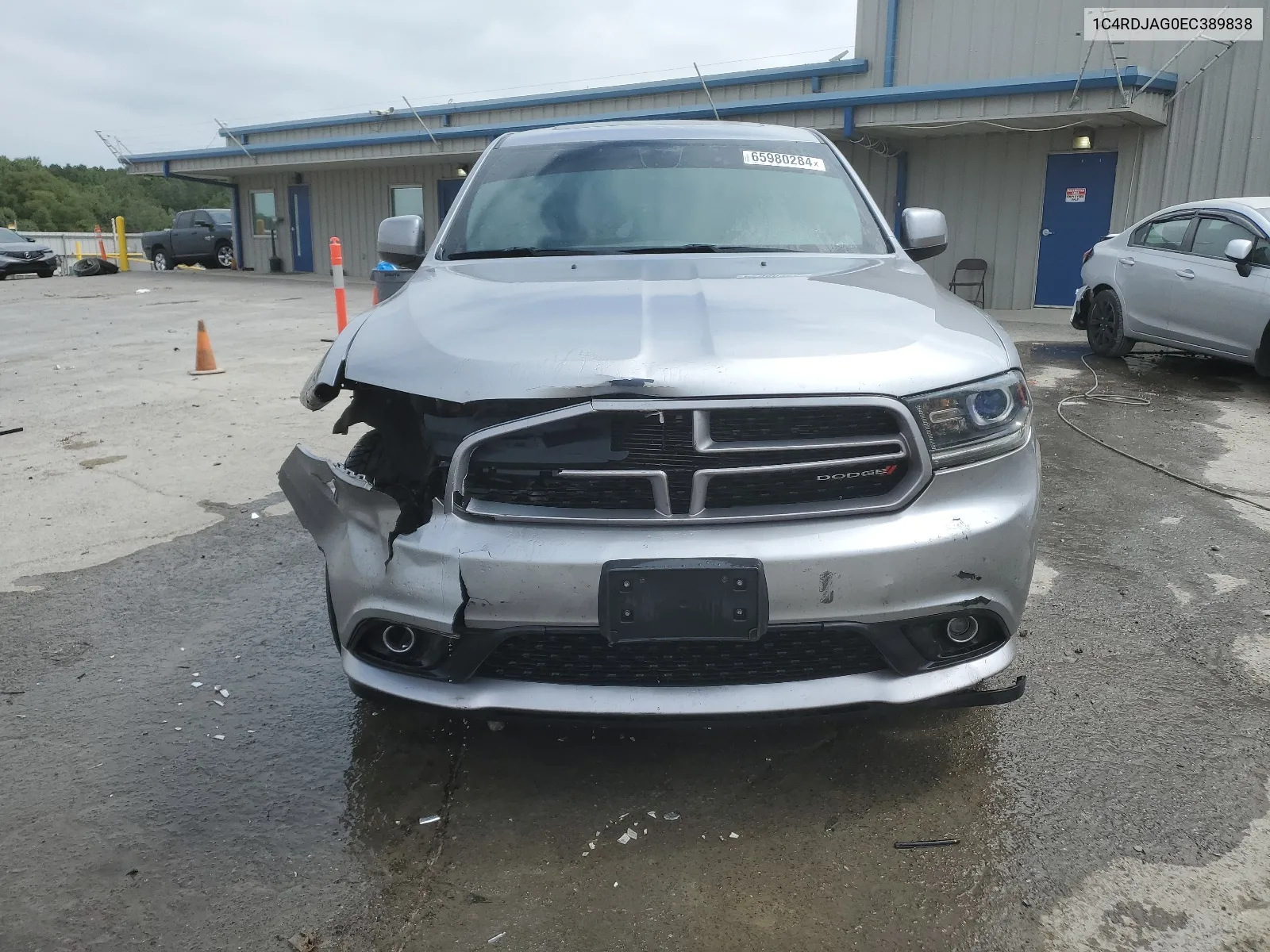 2014 Dodge Durango Sxt VIN: 1C4RDJAG0EC389838 Lot: 65980284