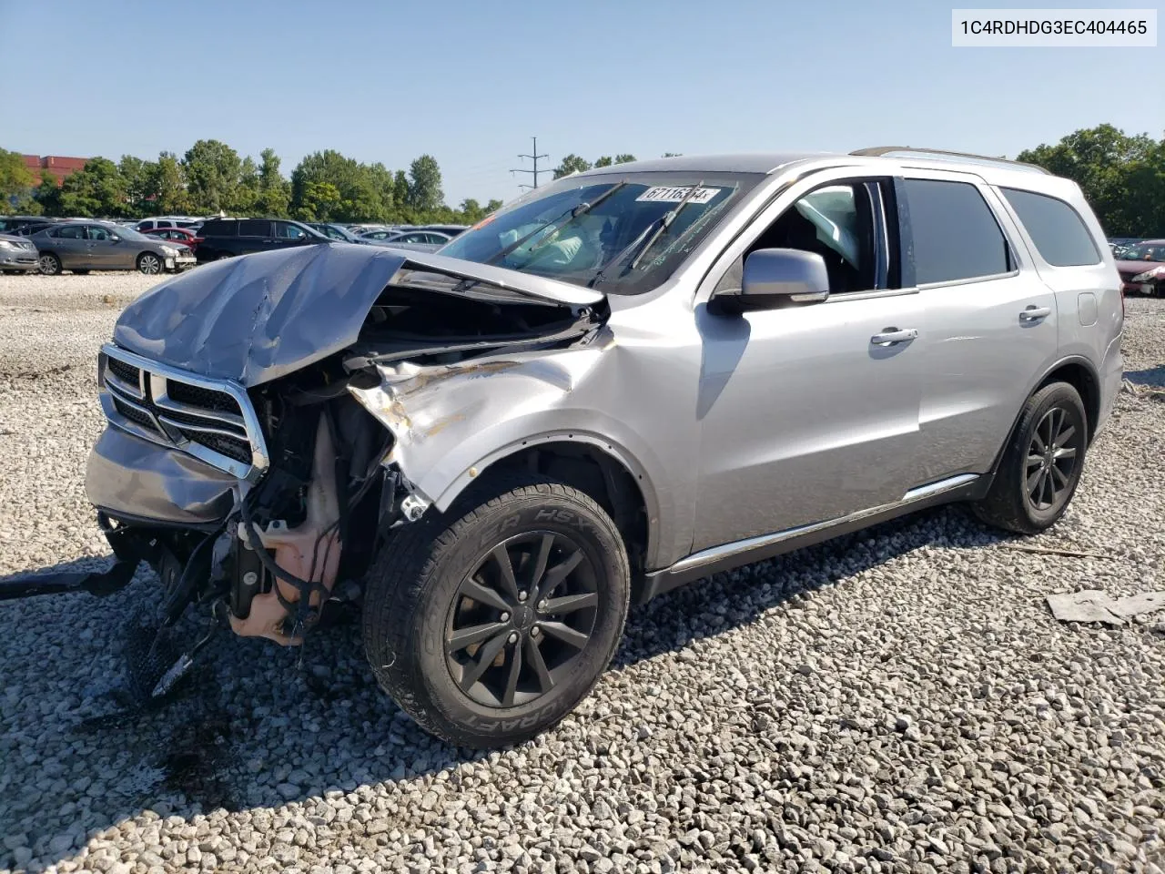 1C4RDHDG3EC404465 2014 Dodge Durango Limited