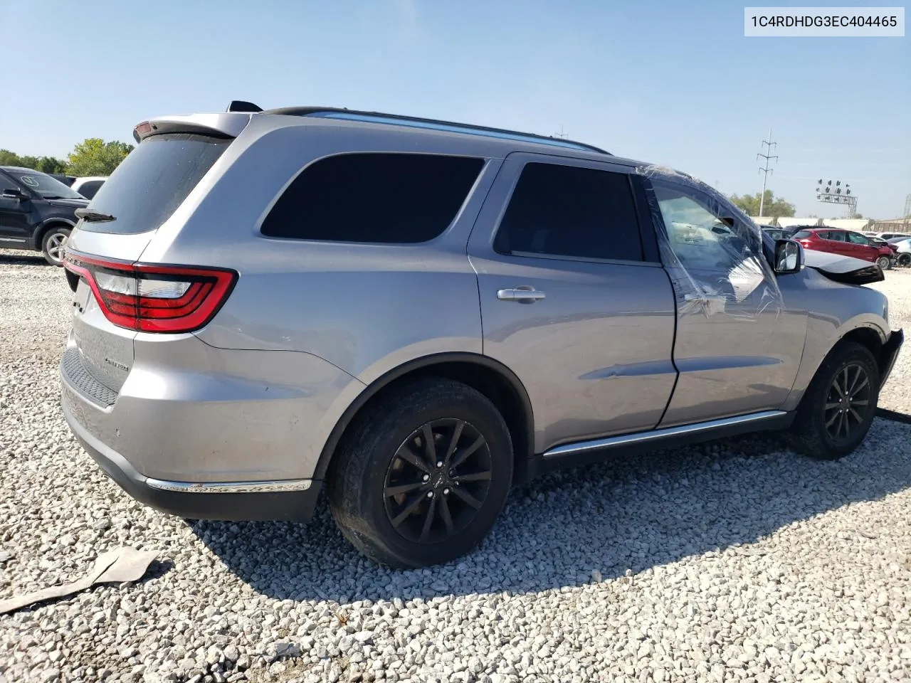 2014 Dodge Durango Limited VIN: 1C4RDHDG3EC404465 Lot: 67116354