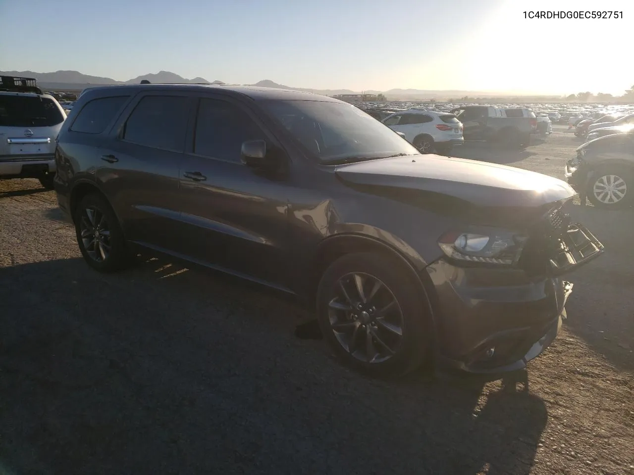 1C4RDHDG0EC592751 2014 Dodge Durango Limited