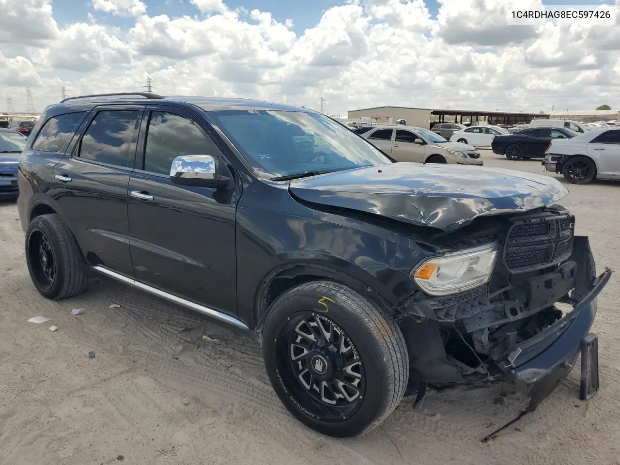 2014 Dodge Durango Sxt VIN: 1C4RDHAG8EC597426 Lot: 67528374